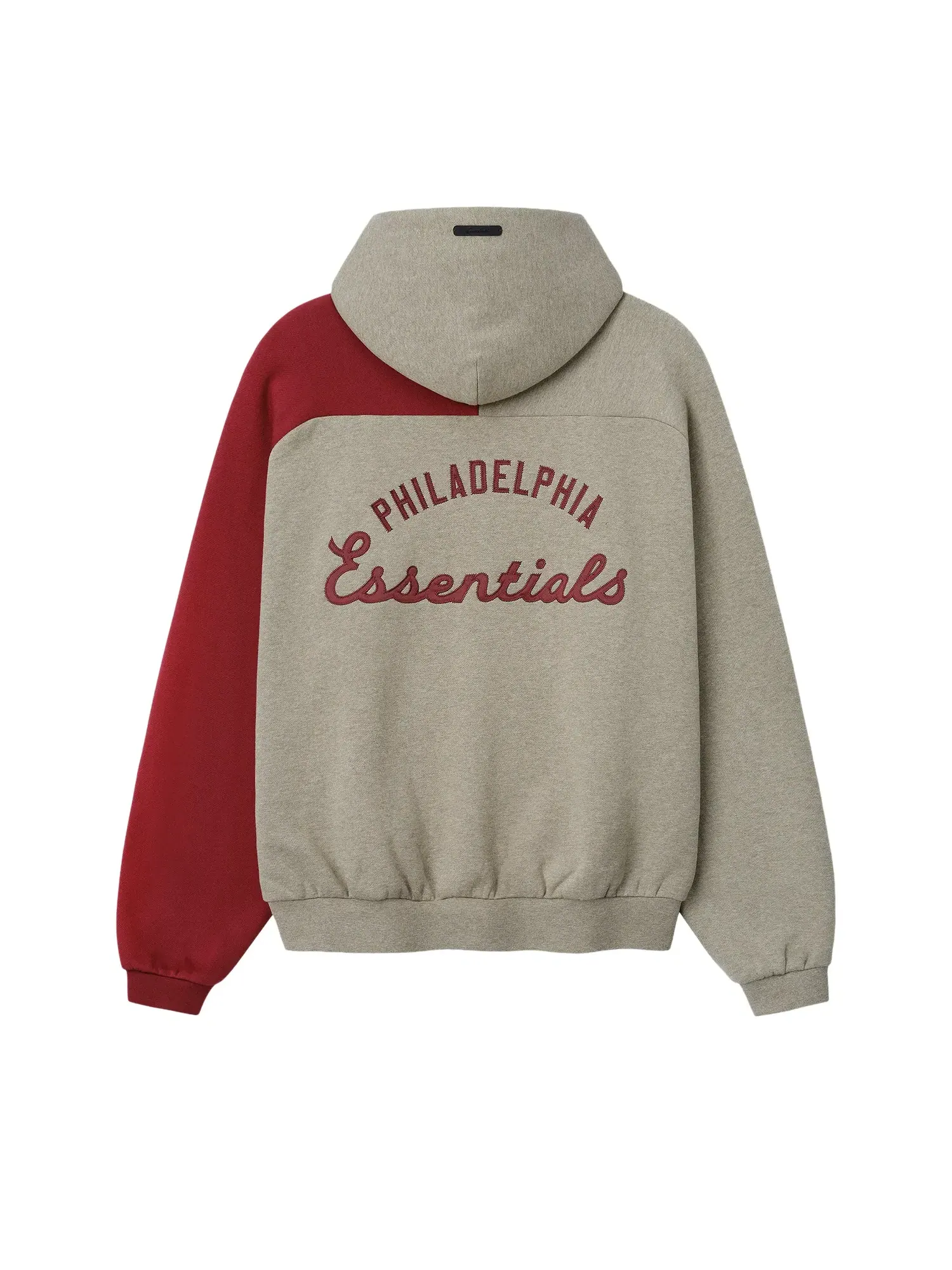 Спортивная толстовка Fear of God Essentials Phillies с рукавами реглан и застежкой-молнией до середины груди, коричневый