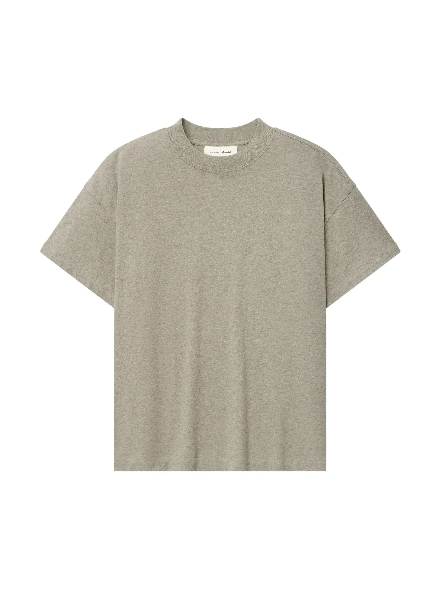 Футболка Fear of God Essentials Tri-Blend Essential Tee Slim Fit — изображение 1 из 2, серый
