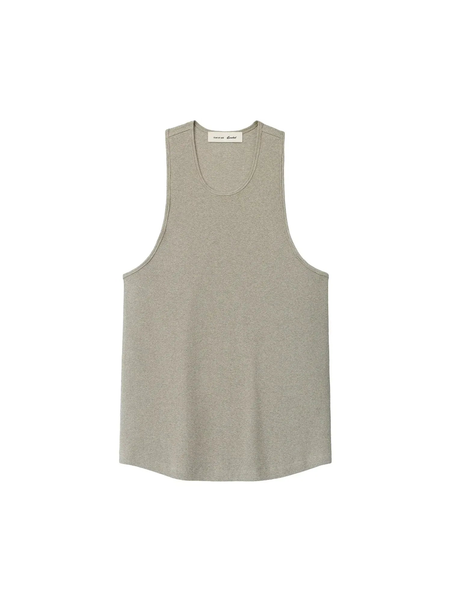 Топ Fear of God Essentials Ribbed Essential Tank — изображение 1 из 2, серый