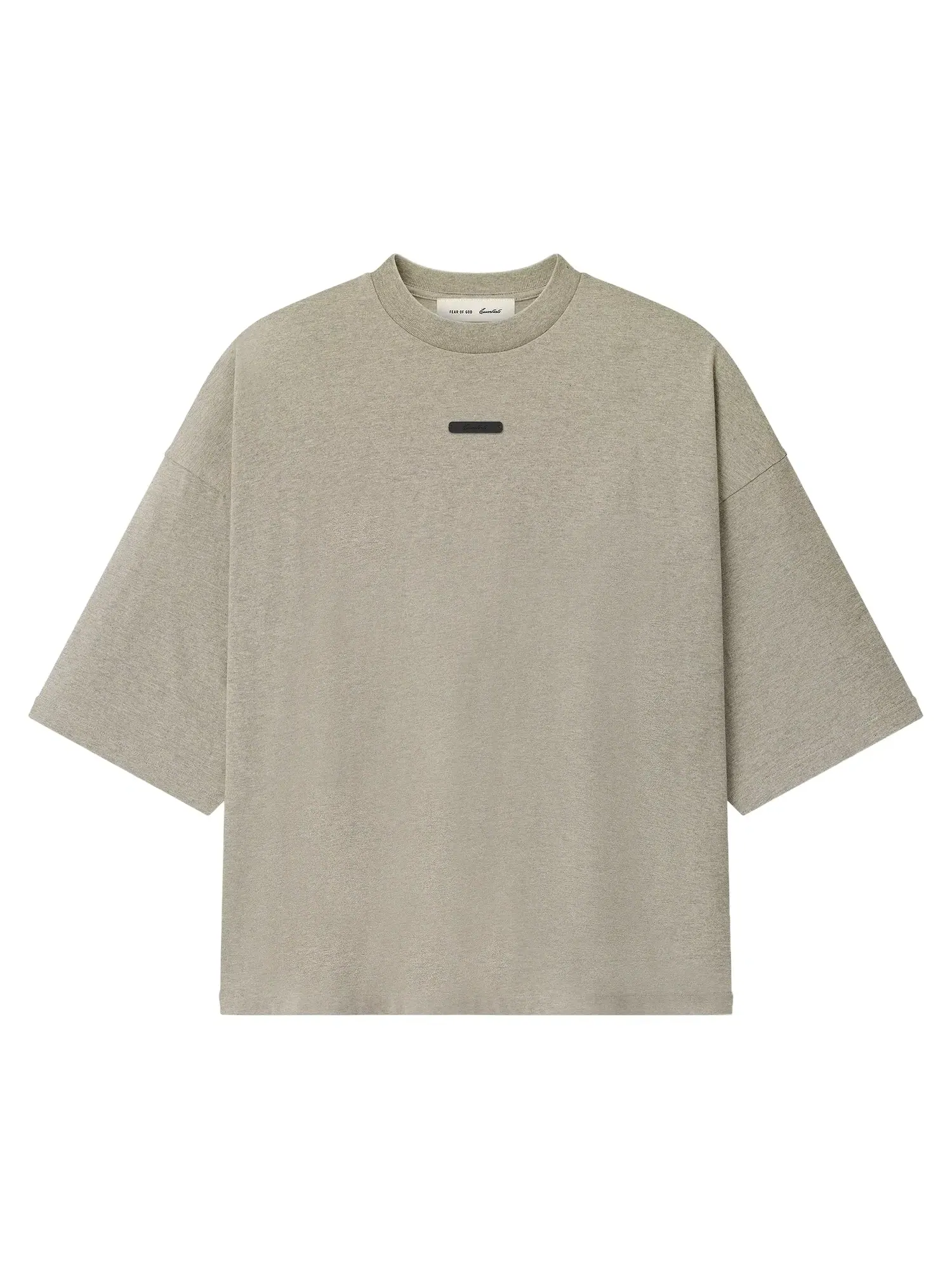 Футболка Fear of God Essentials Merch Tee свободного кроя — изображение 1 из 2, серый