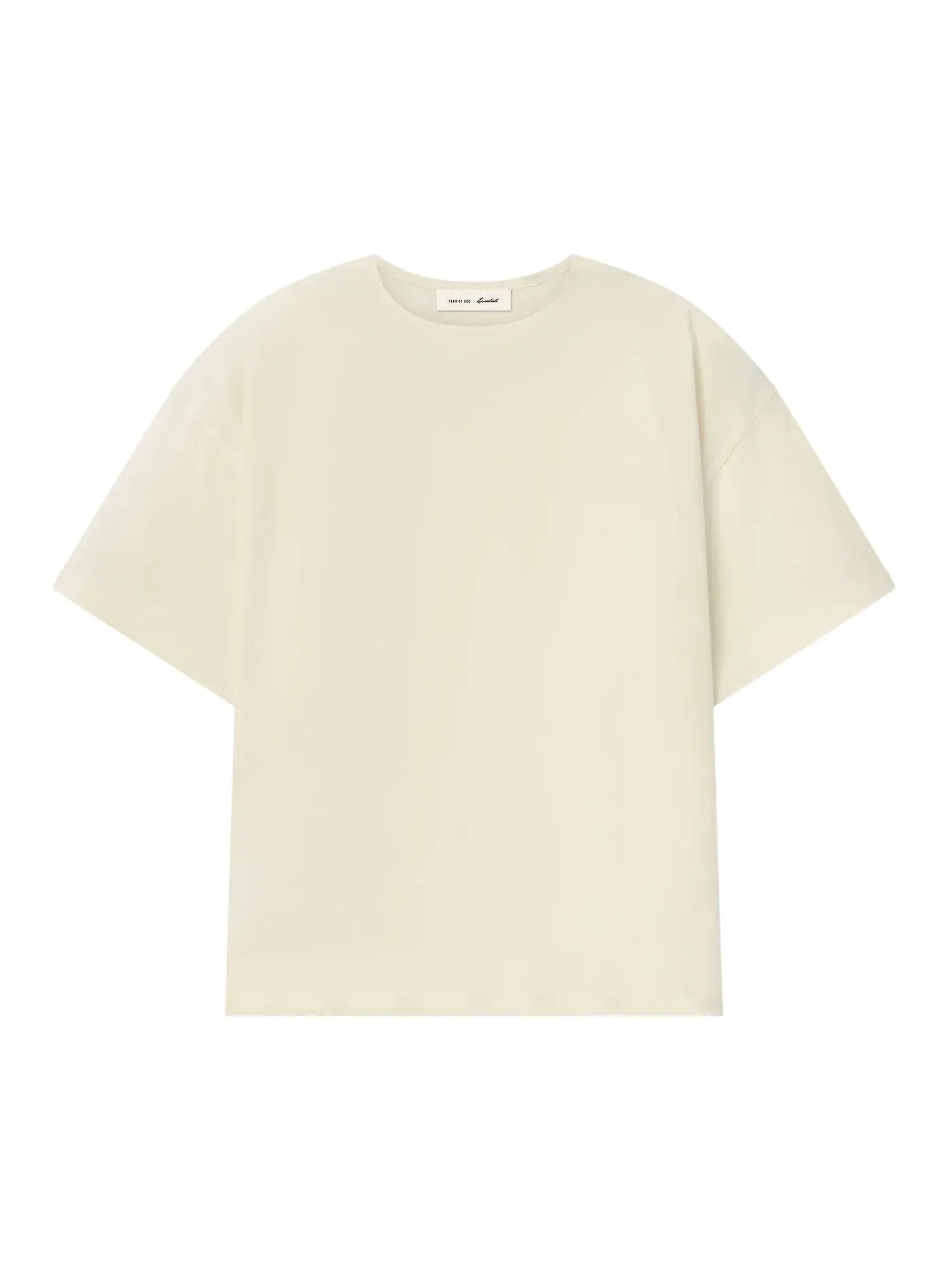 Футболка Fear of God Essentials Ponte Modern Tee свободного кроя — изображение 1 из 2, белый