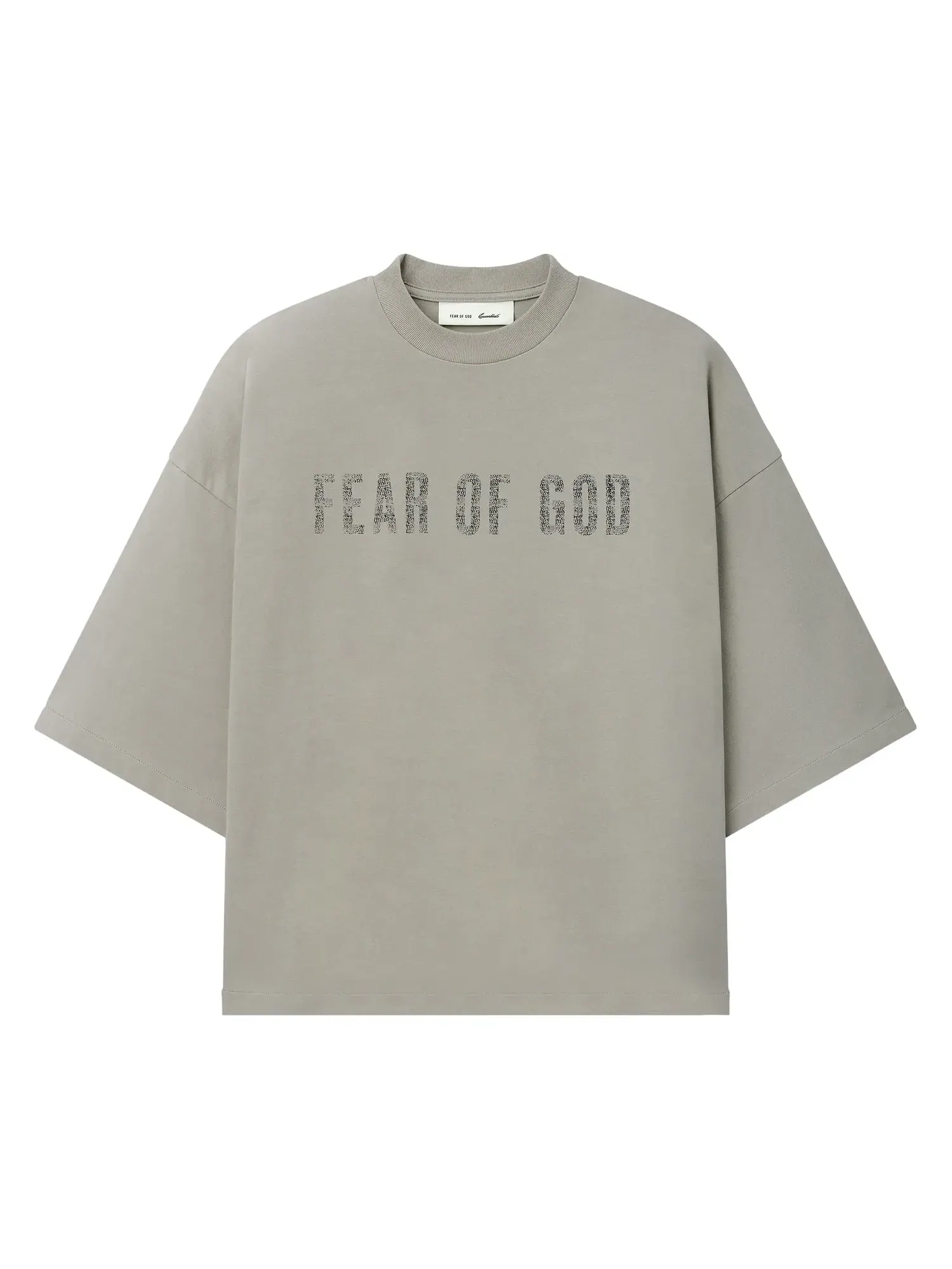 Футболка Fear of God Essentials Merch Tee свободного кроя — изображение 1 из 2, серый