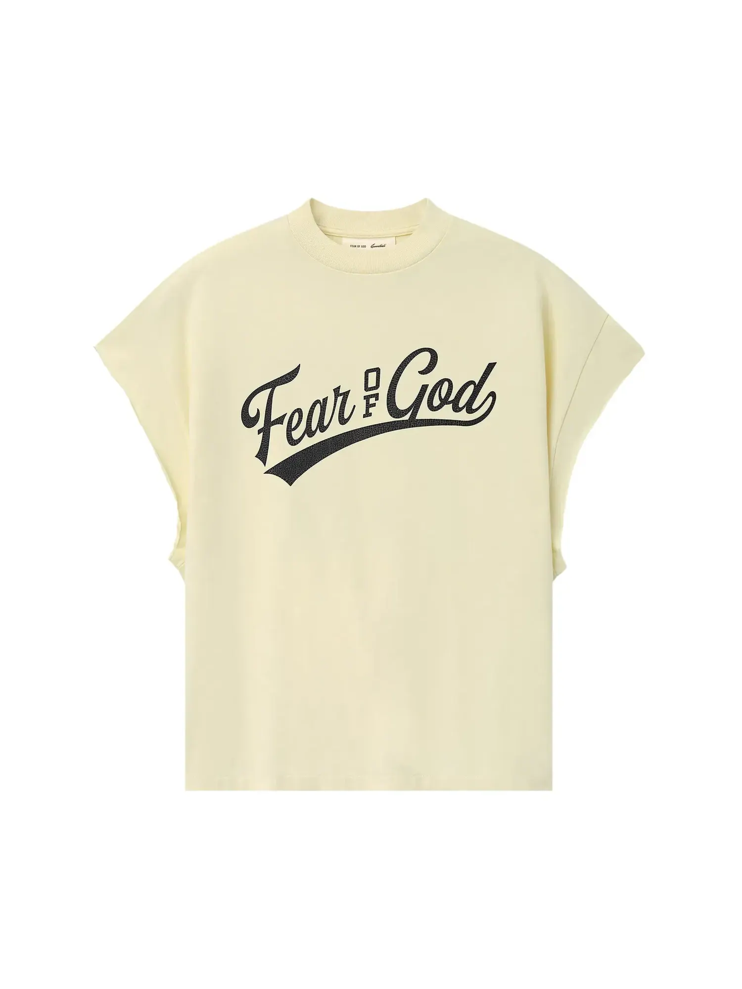 Футболка Fear of God Essentials Cut Off 90s Tee — изображение 1 из 2, мел