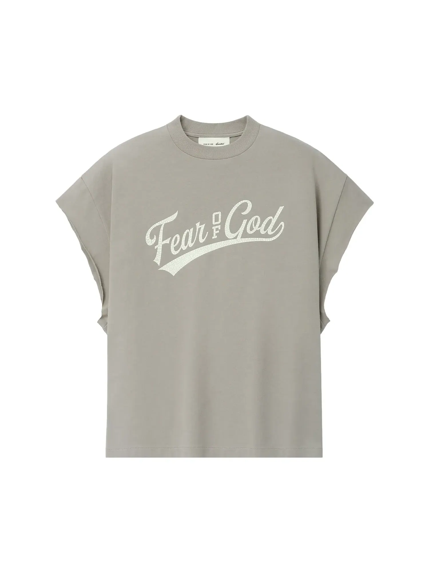 Футболка Fear of God Essentials Cut Off 90s Tee — изображение 1 из 2, серый