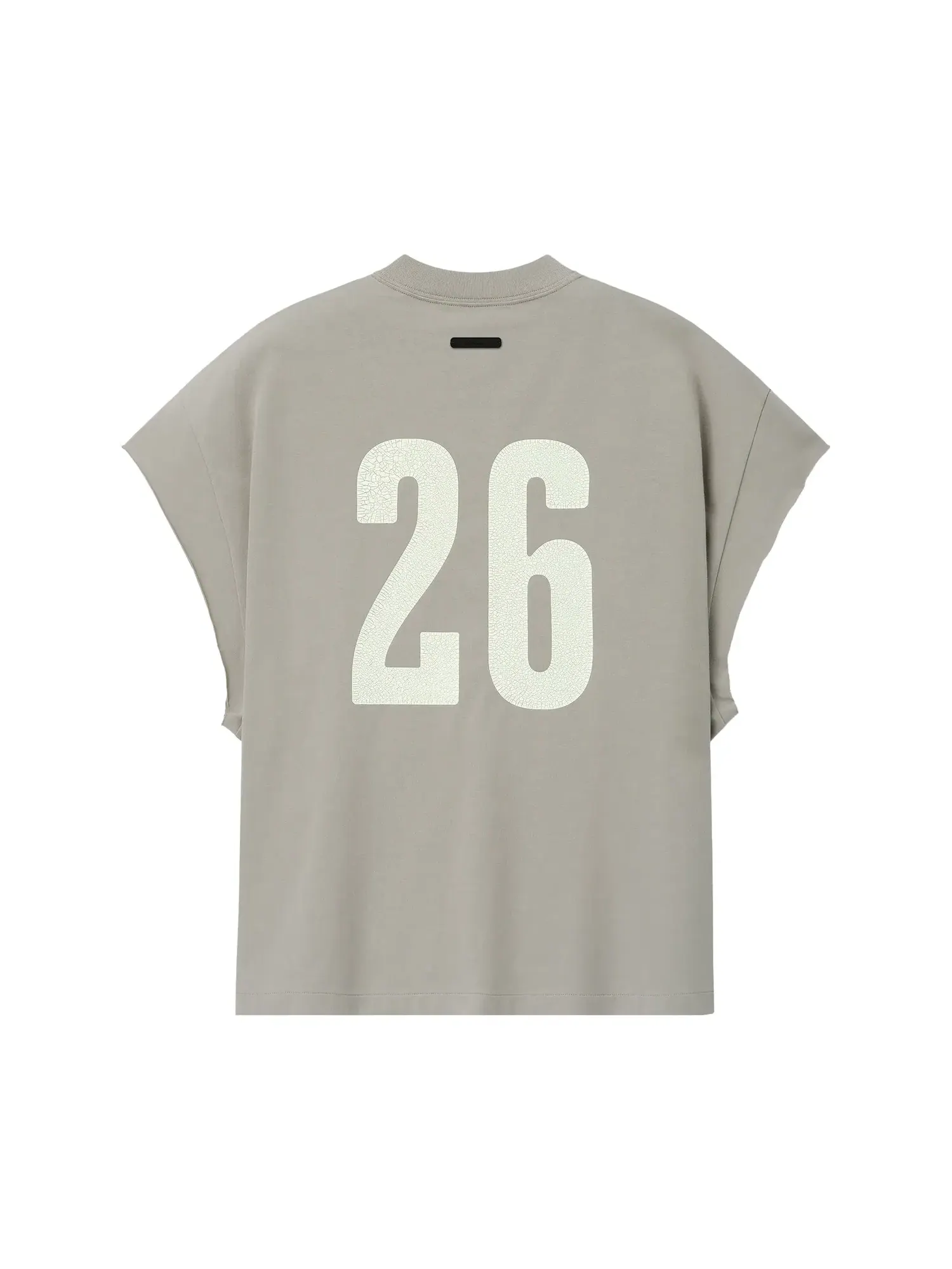 Футболка Fear of God Essentials Cut Off 90s Tee — изображение 2 из 2, серый