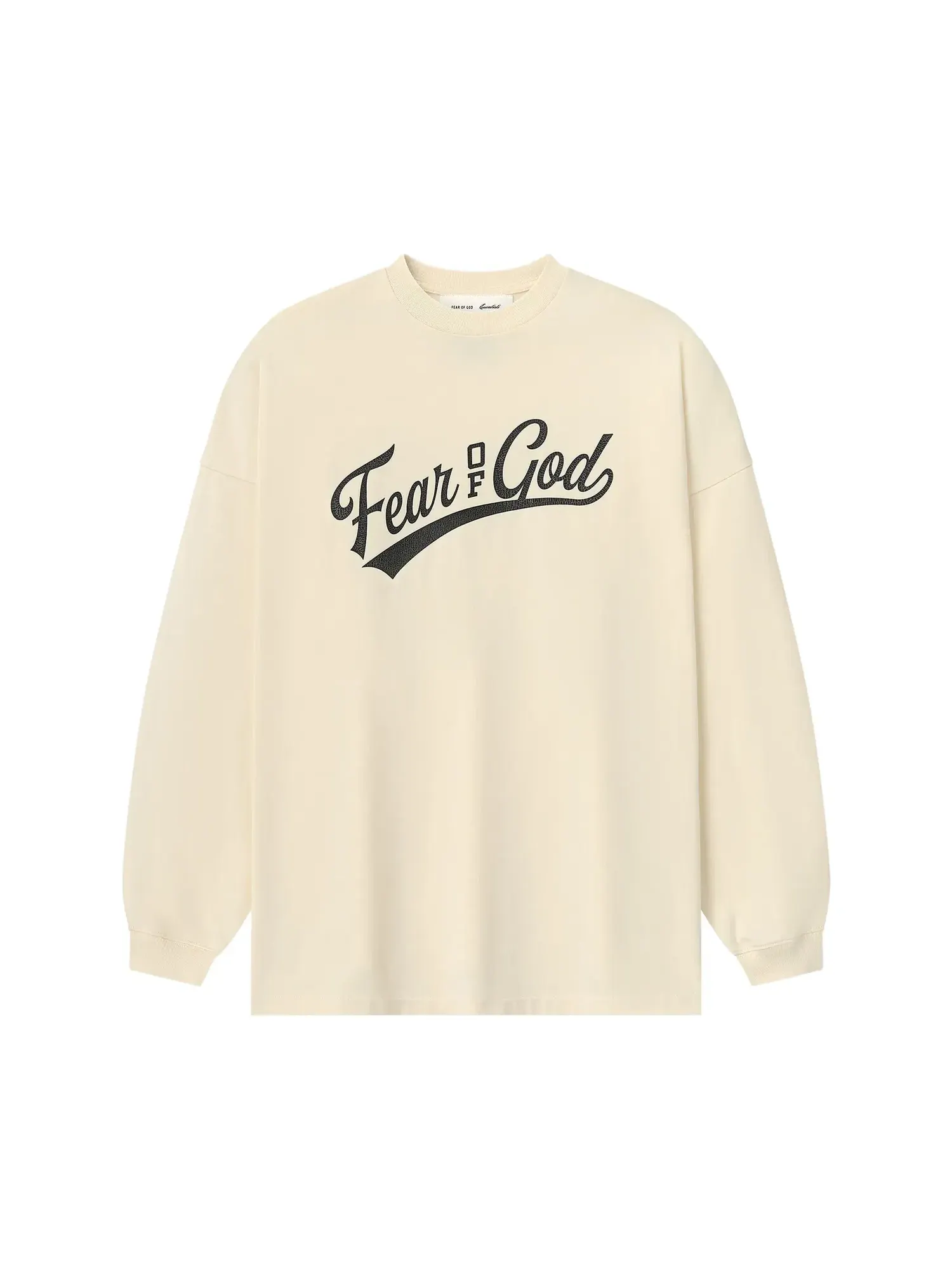 Футболка с длинными рукавами Fear of God Essentials Merch — изображение 1 из 2, мел