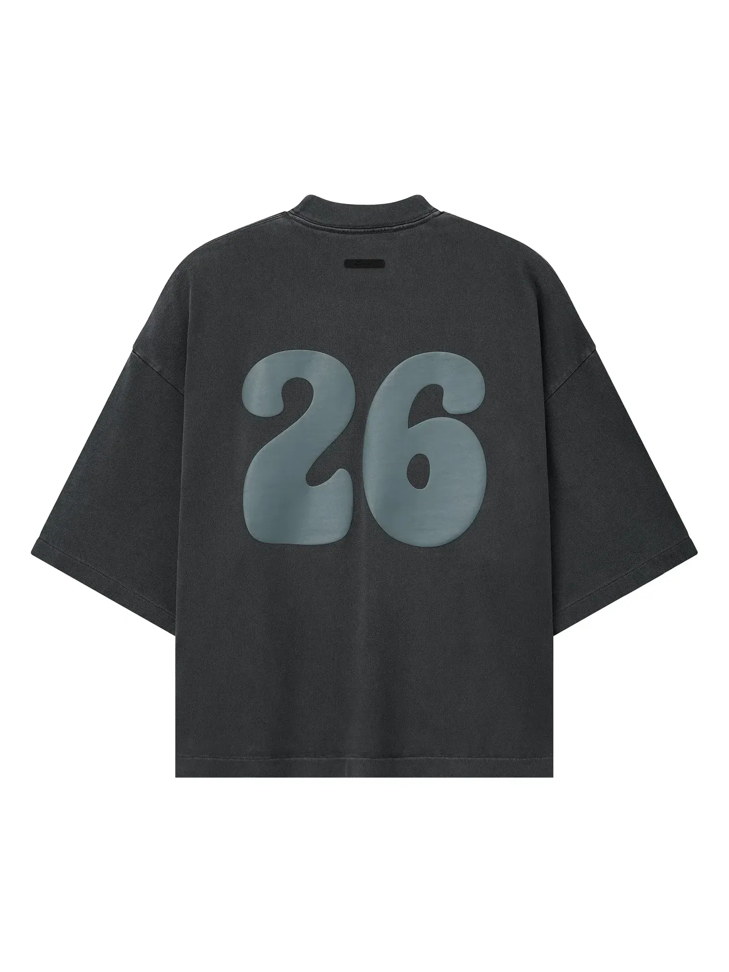 Футболка Fear of God Essentials Heavy Jersey Merch Tee свободного кроя — изображение 2 из 2, серый