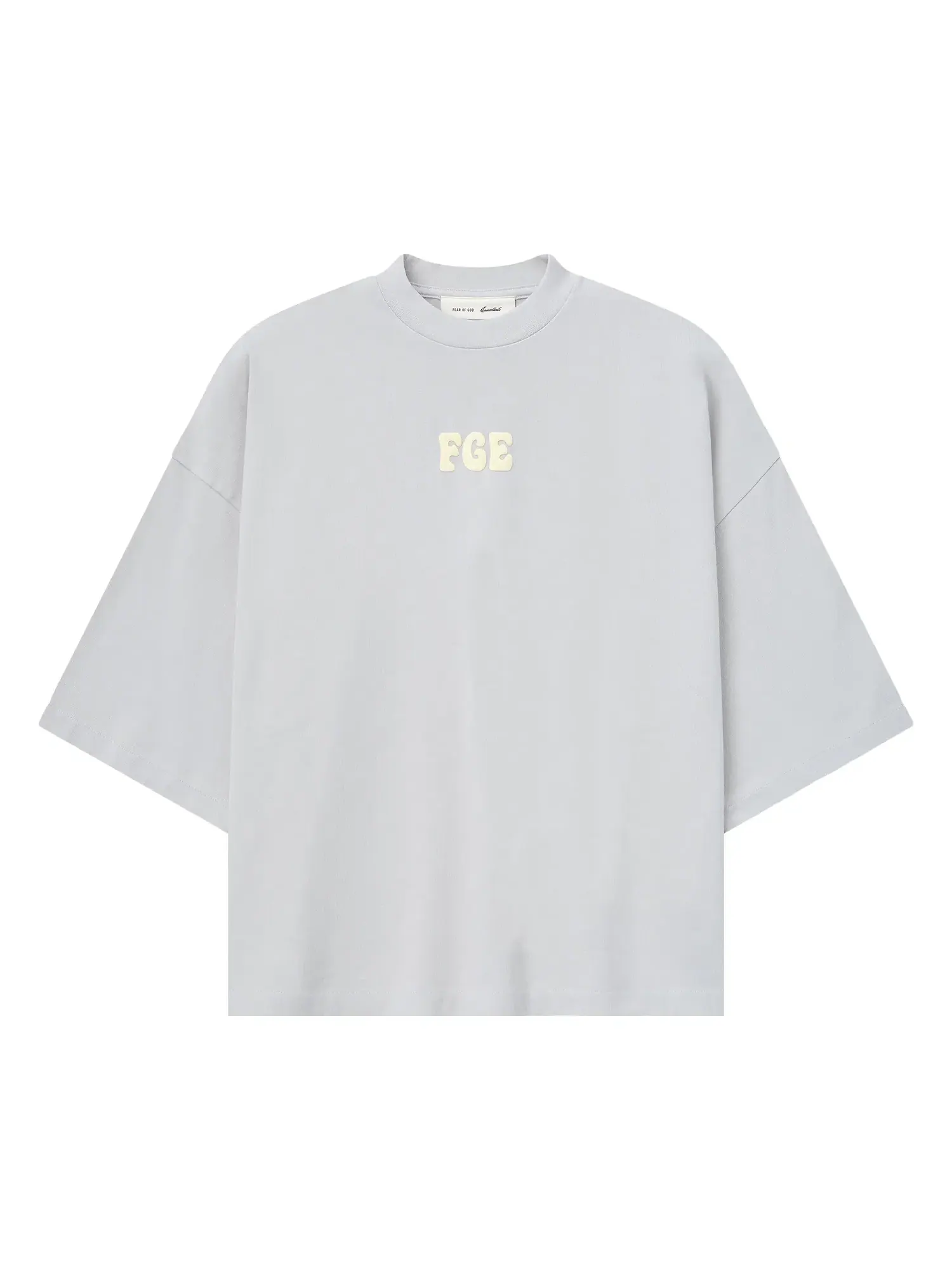 Футболка Fear of God Essentials Heavy Jersey Merch Tee свободного кроя — изображение 1 из 2, серый