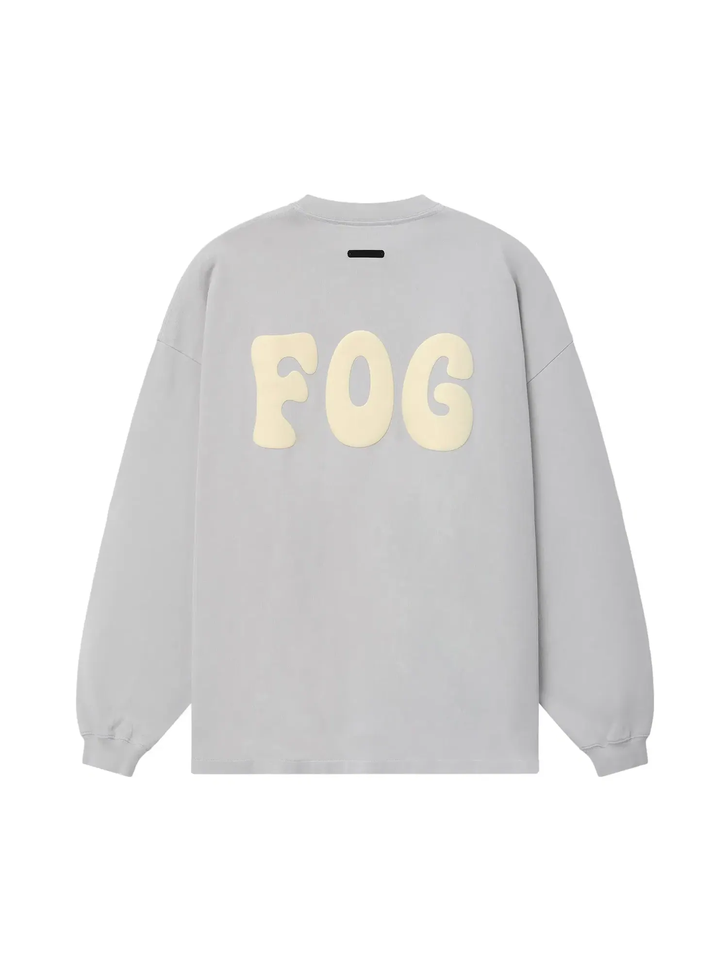 Футболка с длинным рукавом Fear of God Essentials Heavy Jersey Merch — изображение 2 из 2, серый