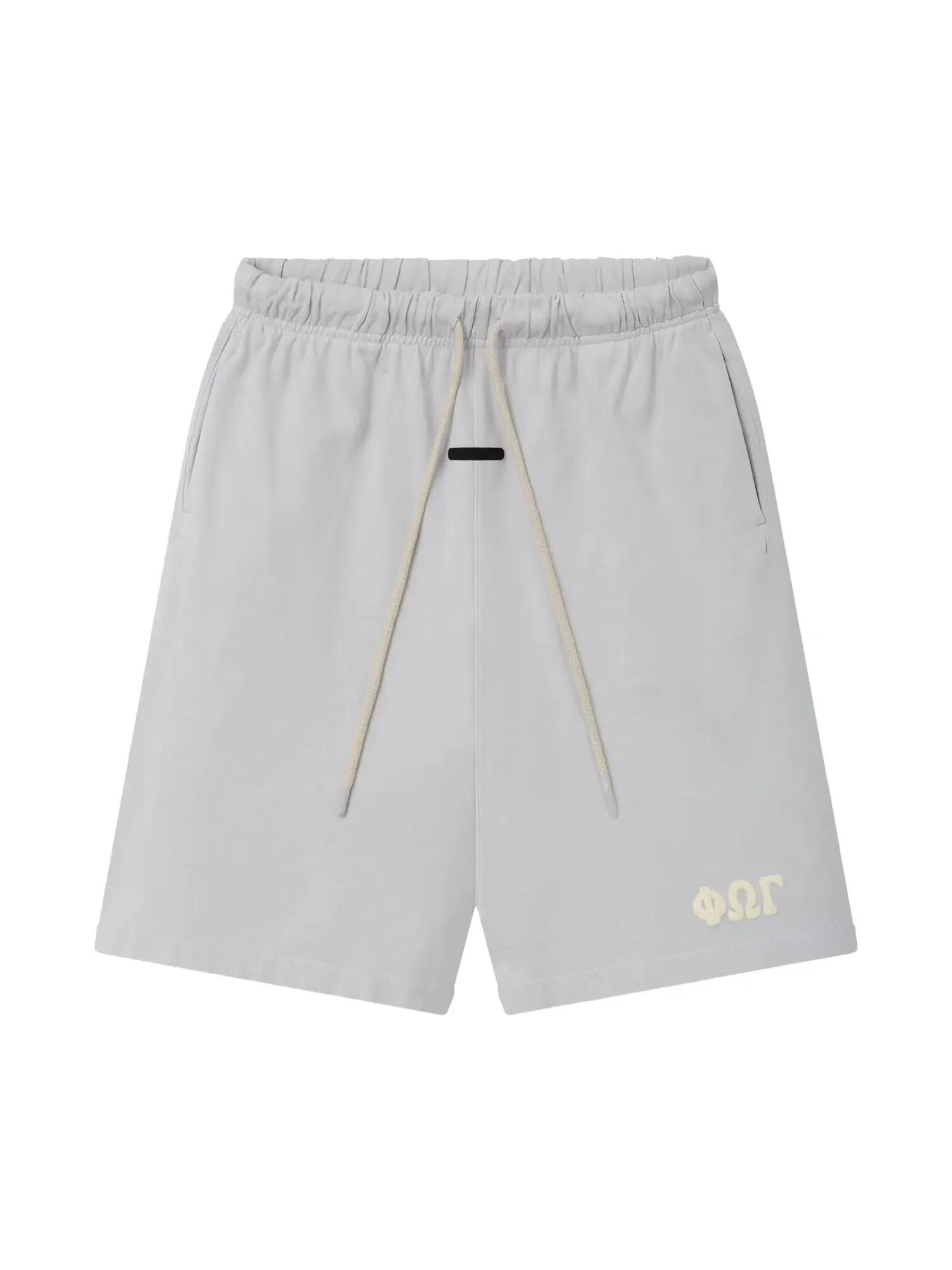 Спортивные шорты Fear of God Essentials Heavy Jersey 90s — изображение 1 из 2, серый