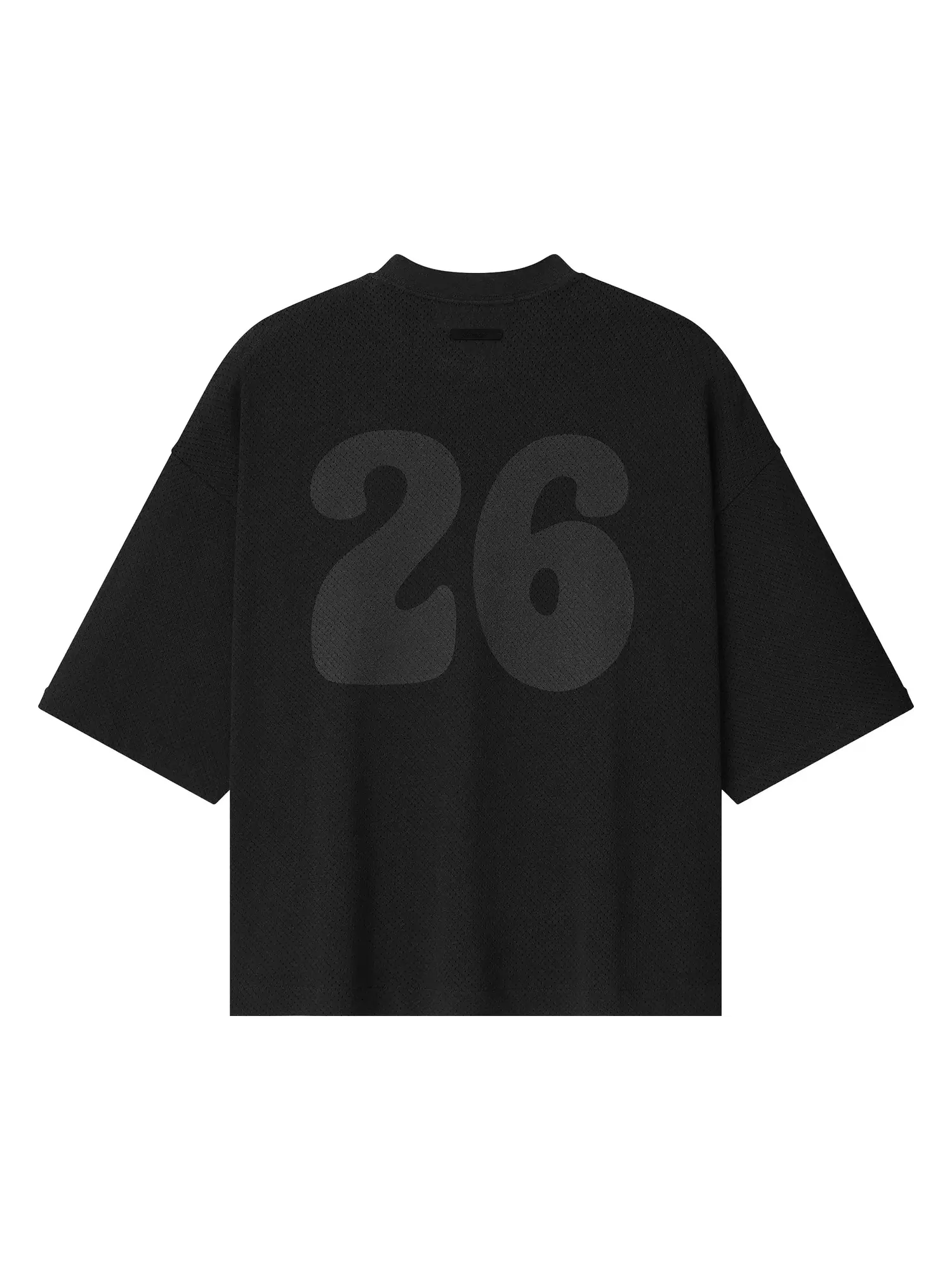 Футболка Fear of God Essentials Sport Mesh Merch Tee свободного кроя — изображение 2 из 2, винтажный черный