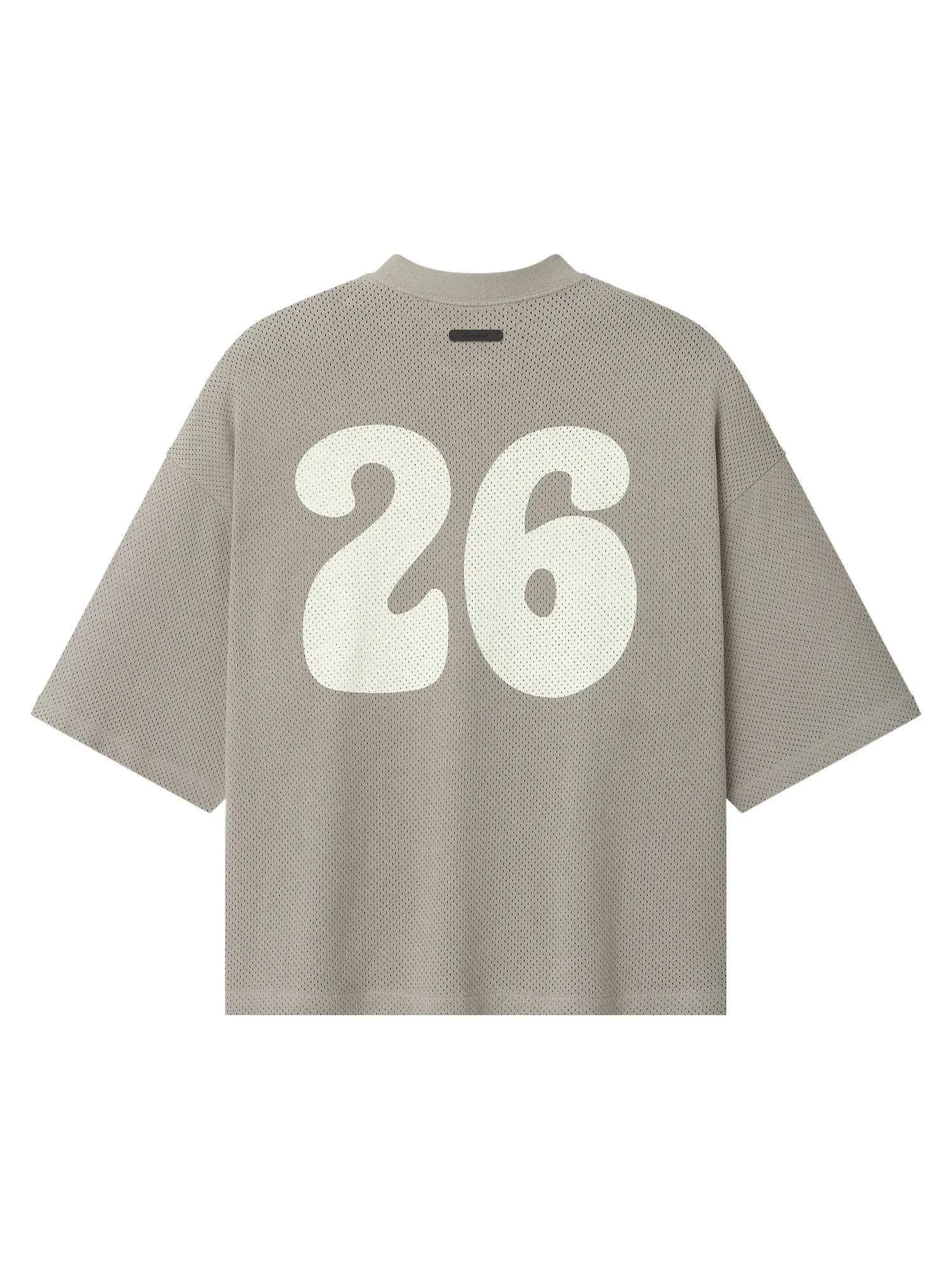 Футболка Fear of God Essentials Sport Mesh Merch Tee свободного кроя — изображение 2 из 2, серый