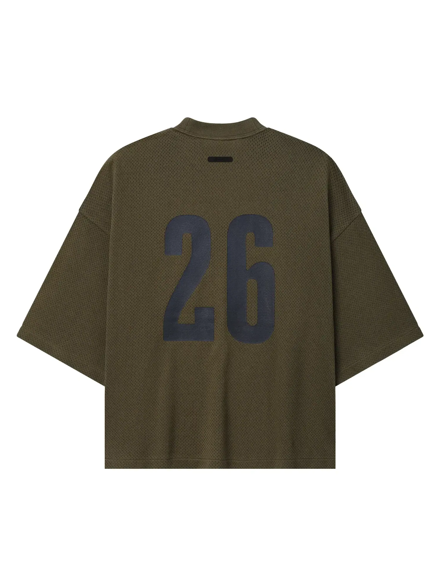 Футболка Fear of God Essentials Sport Mesh Merch Tee свободного кроя — изображение 2 из 2, мох