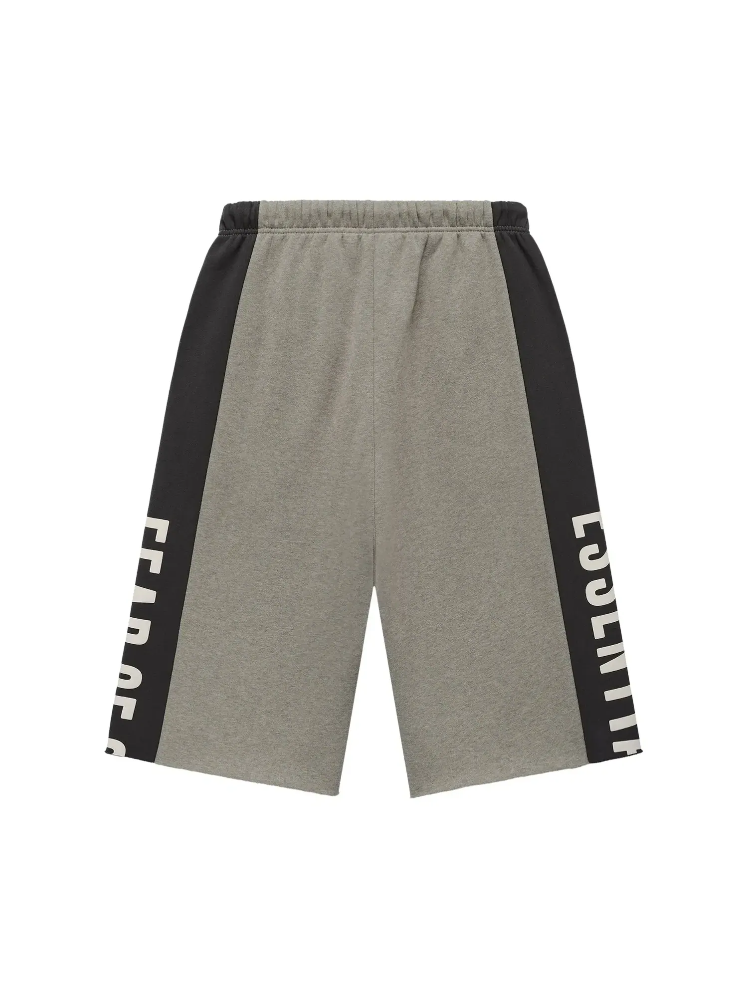 Спортивные штаны Fear of God Essentials Panelled Raw Cut Off Sweatpant — изображение 2 из 2, серый