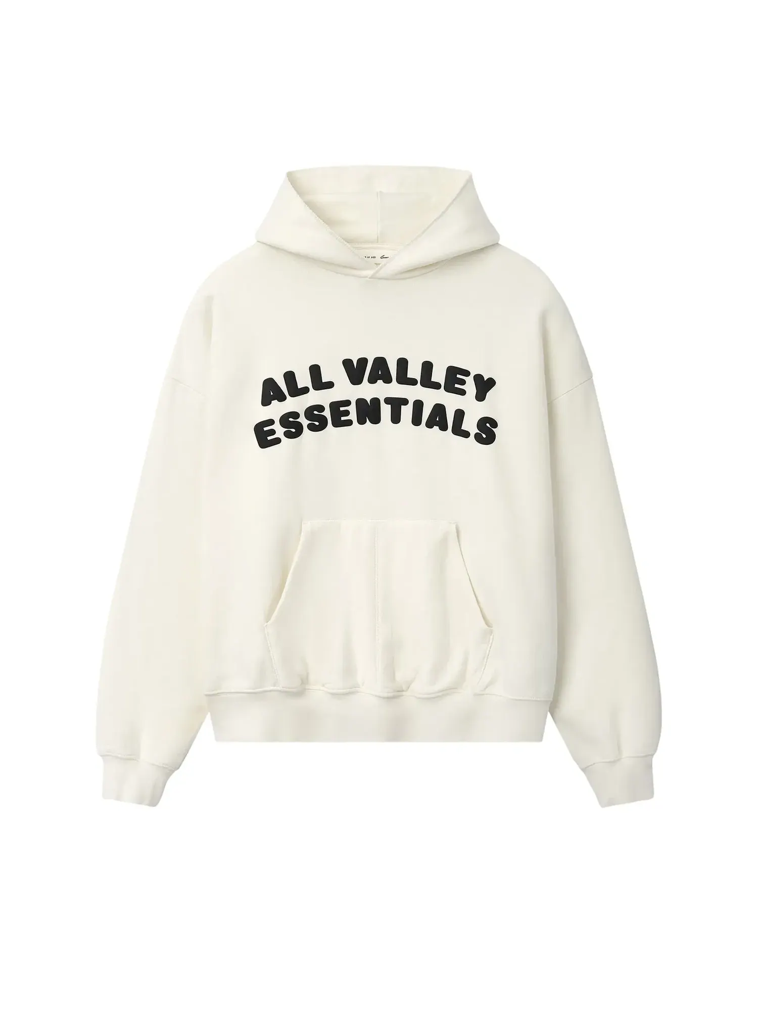 Худи Fear of God Essentials в стиле 90-х — изображение 1 из 2, слоновая кость