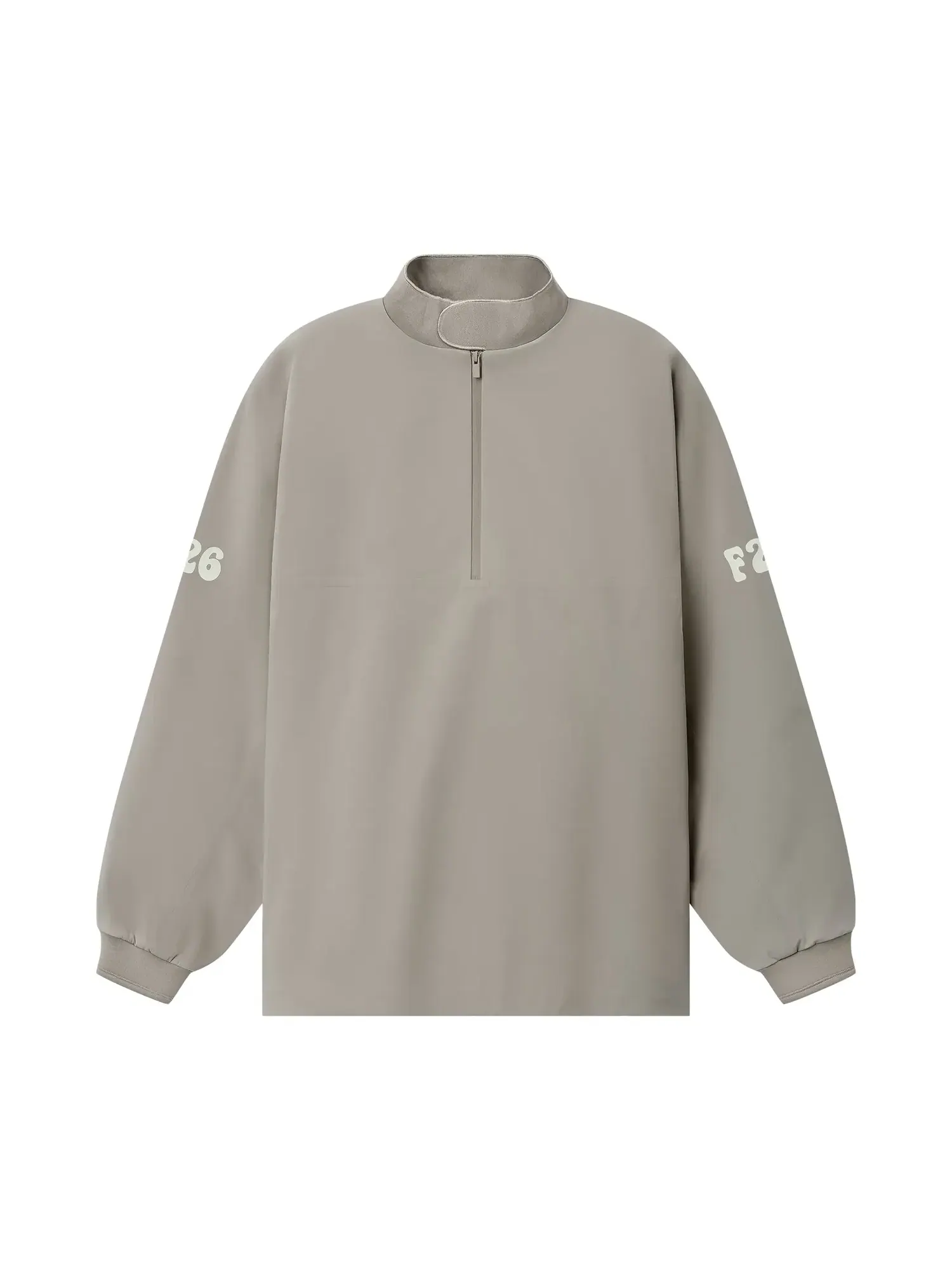 Спортивная куртка Fear of God Essentials Half Zip Track Jacket — изображение 1 из 2, серый