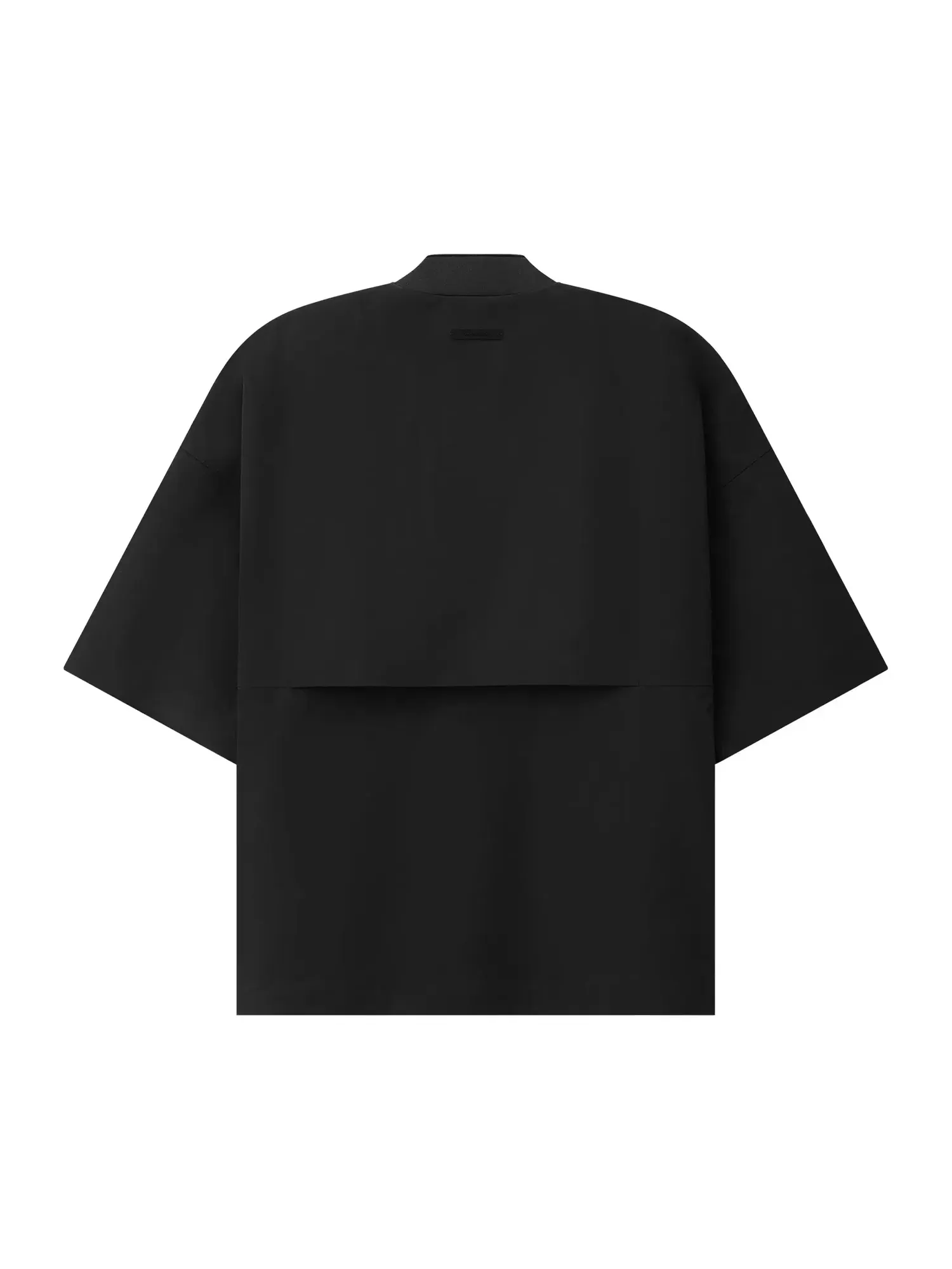 Рубашка Fear of God Essentials с половинной молнией — изображение 2 из 2, винтажный черный