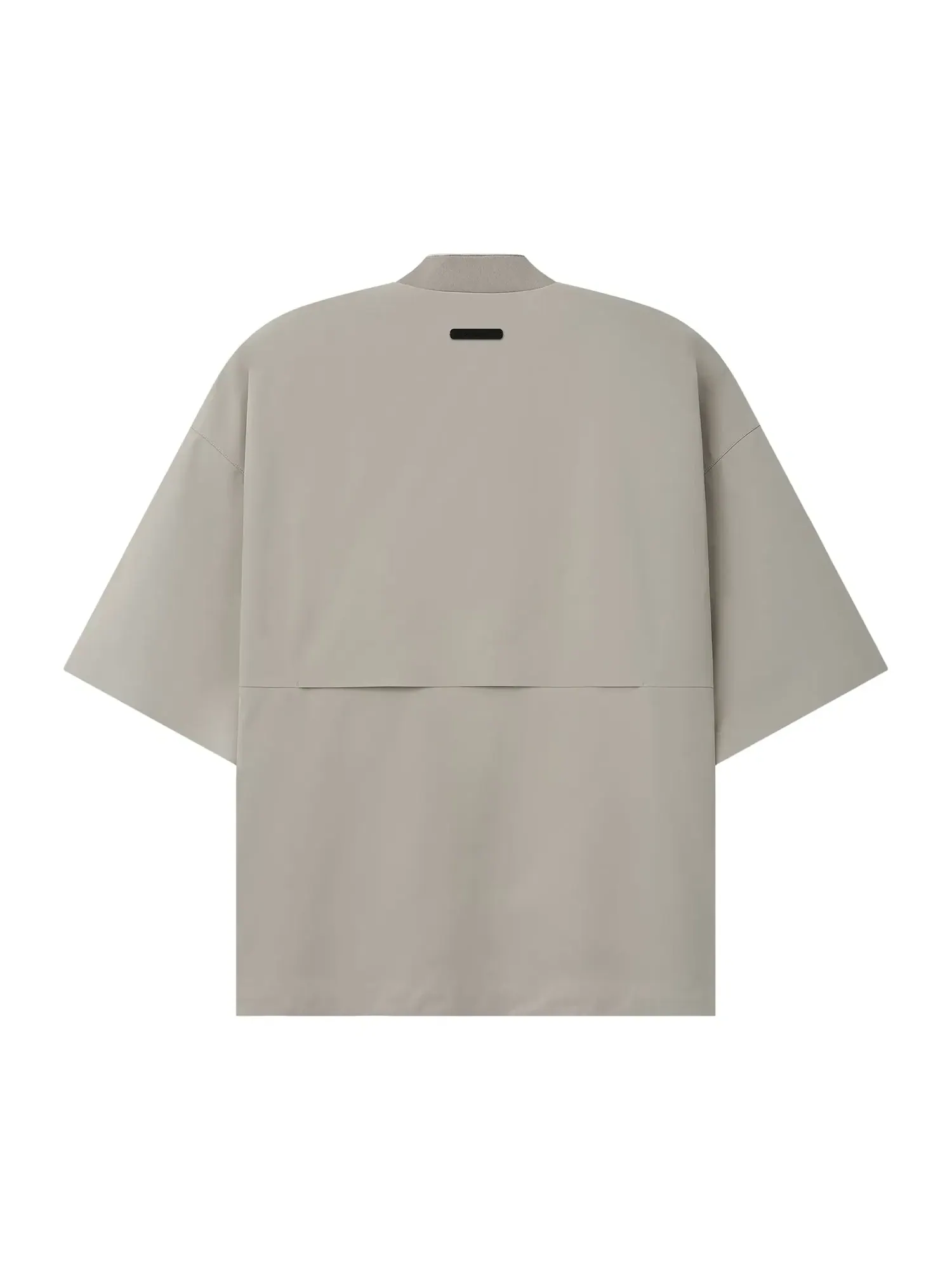 Рубашка Fear of God Essentials с половинной молнией — изображение 2 из 2, серый