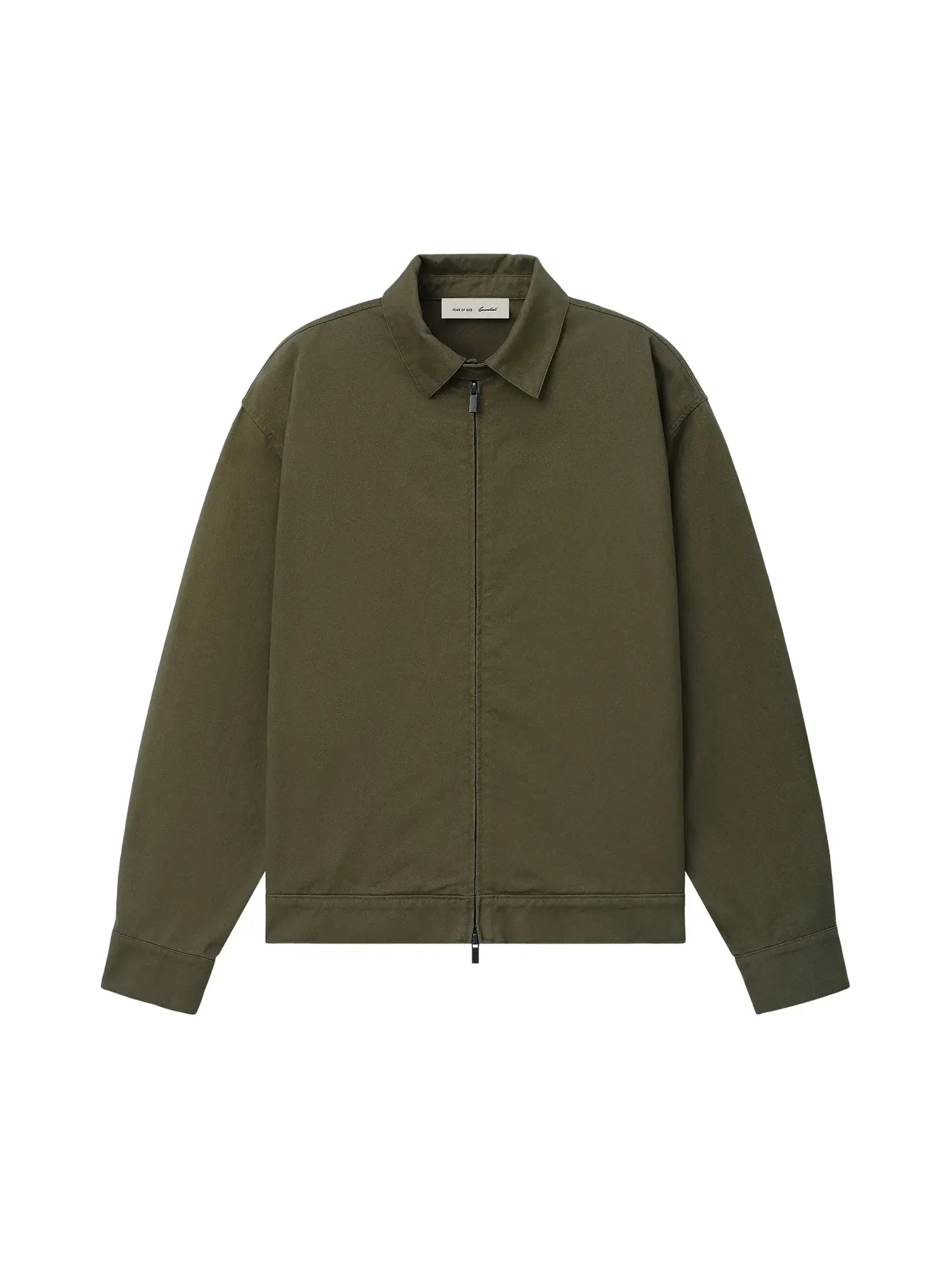Куртка Fear of God Essentials Cotton Twill Work — изображение 1 из 2, мох