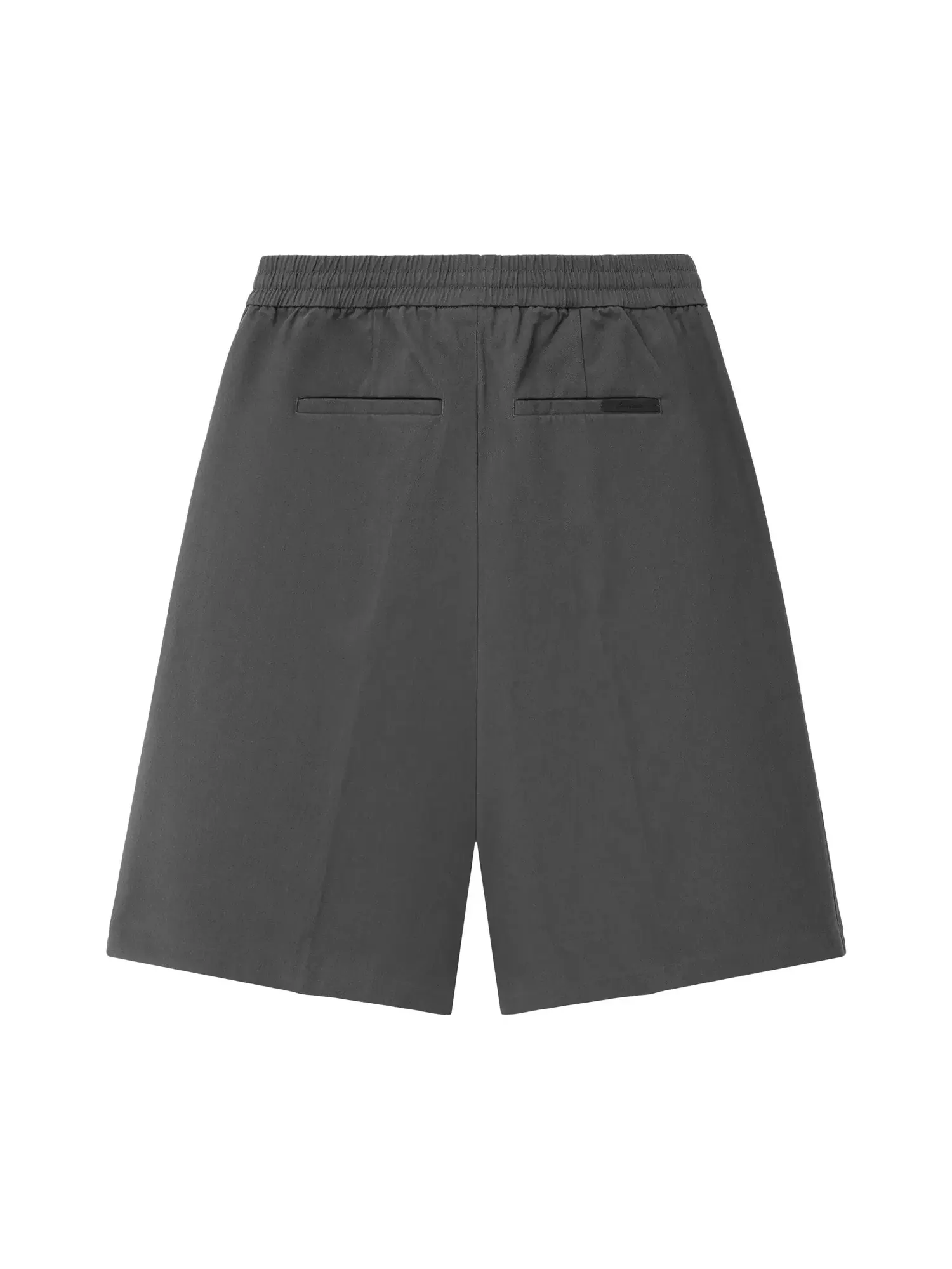 Шорты Fear of God Essentials из хлопковой саржи свободного кроя с завязками — изображение 2 из 2, серый