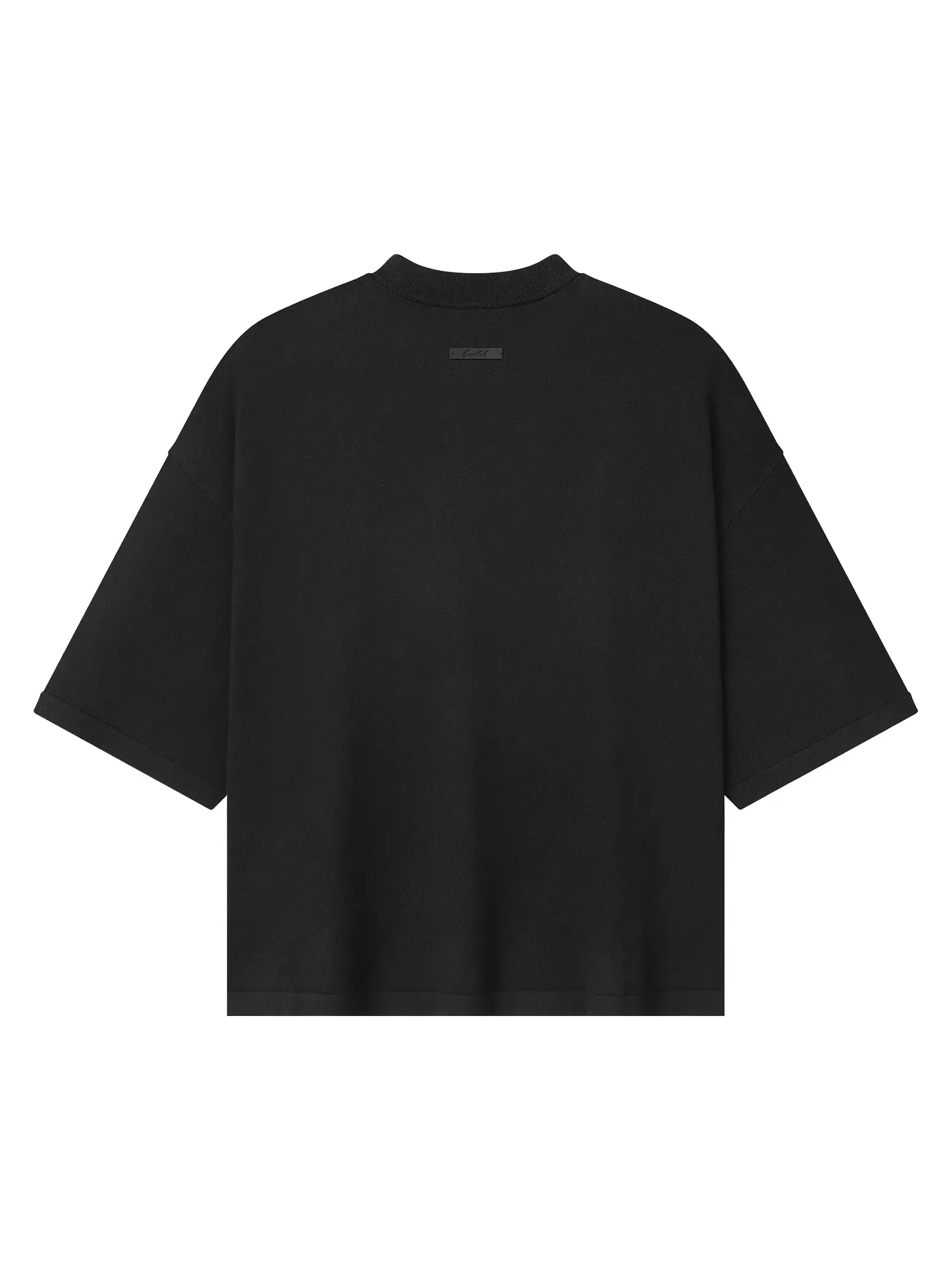 Мягкая трикотажная футболка Fear of God Essentials — изображение 2 из 2, винтажный черный