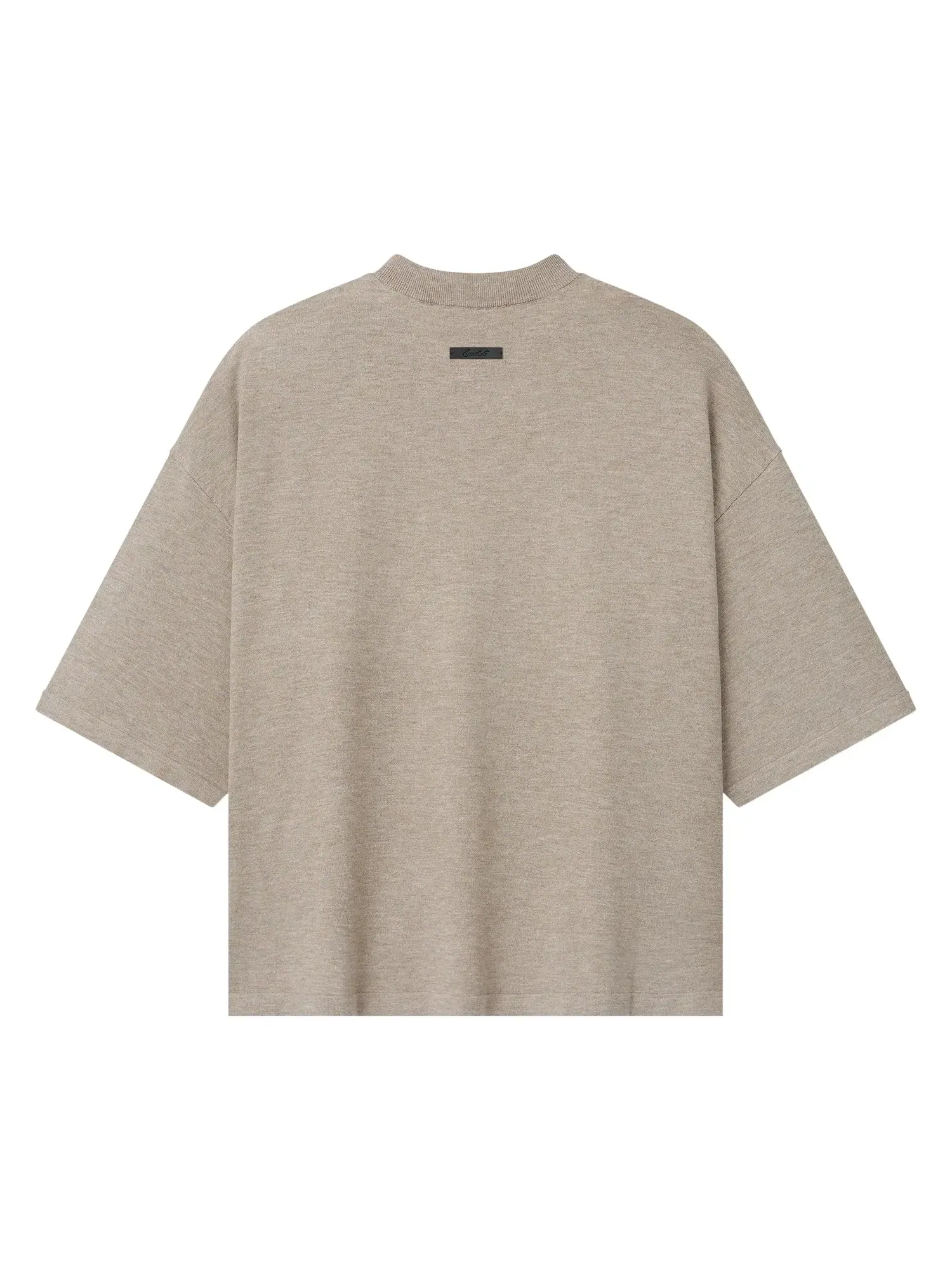 Мягкая трикотажная футболка Fear of God Essentials — изображение 2 из 2, серый