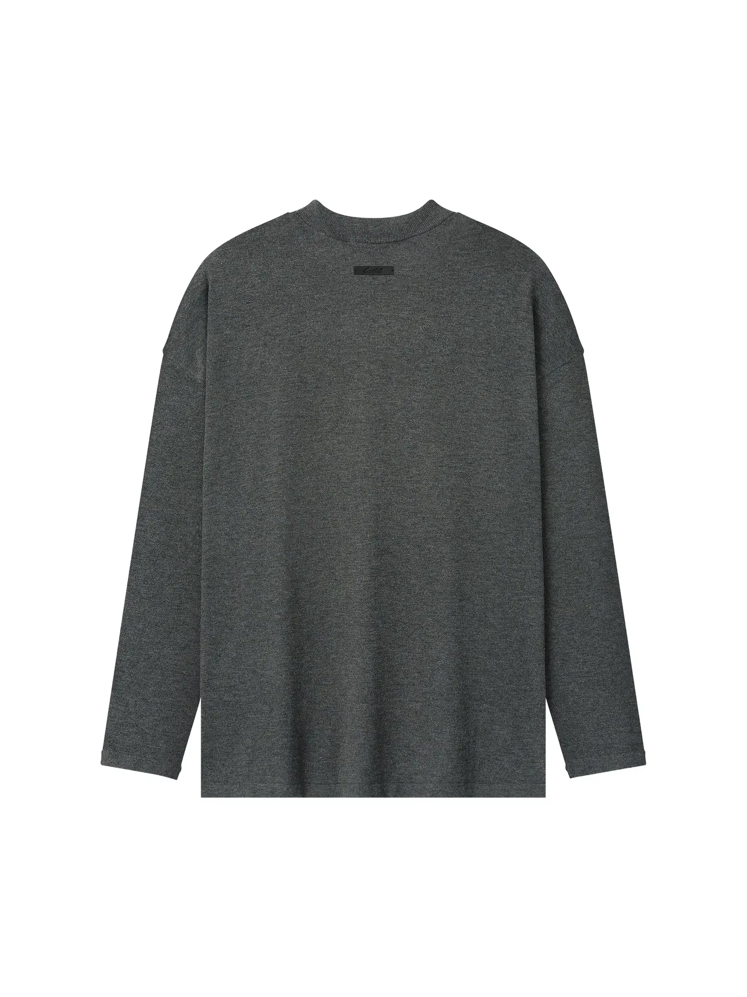 Футболка с длинным рукавом из мягкого трикотажа Fear of God Essentials — изображение 2 из 2, серый