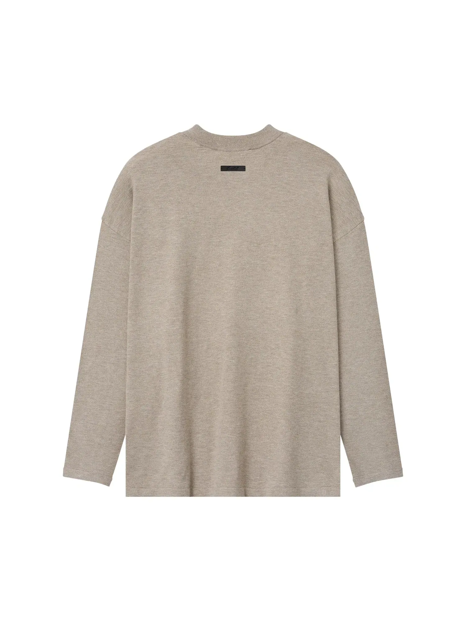 Футболка с длинным рукавом из мягкого трикотажа Fear of God Essentials — изображение 2 из 2, серый