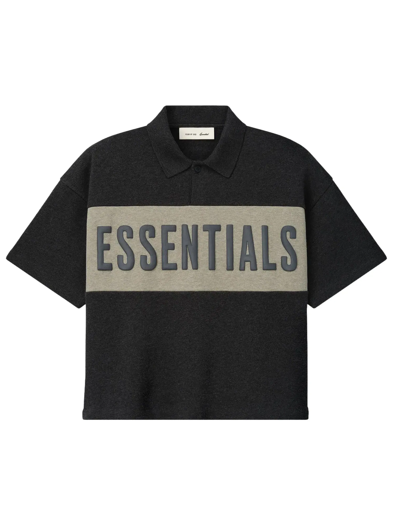 Укороченная рубашка-поло Fear of God Essentials — 1