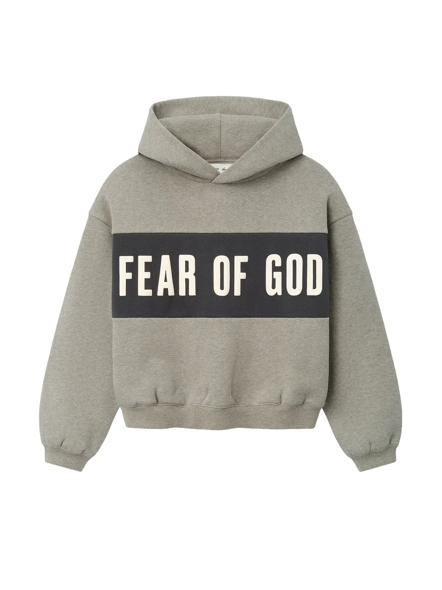 Укороченная толстовка свободного кроя Fear of God Essentials — изображение 1 из 2, серый