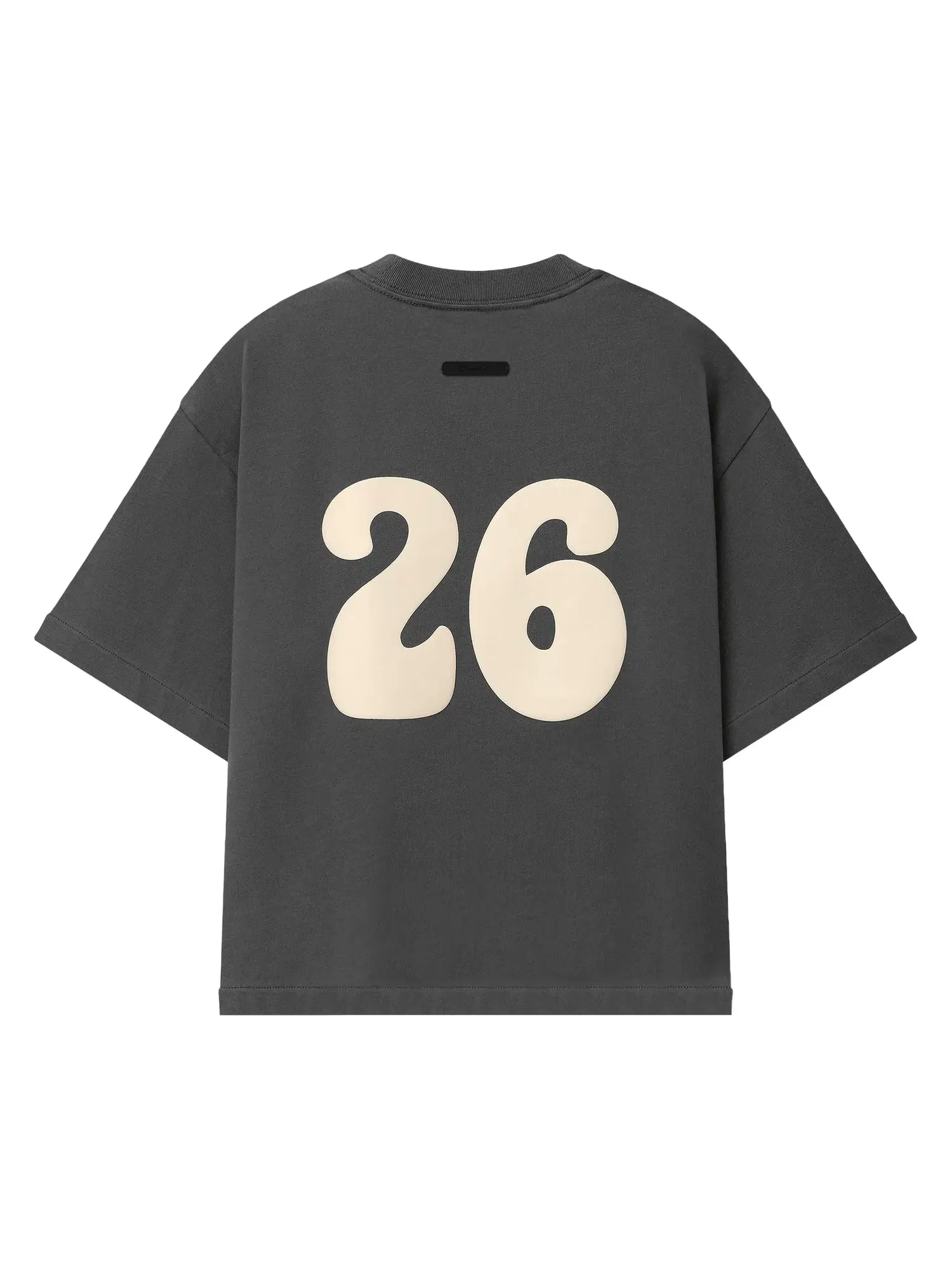 Футболка Fear of God Essentials Merch Tee свободного кроя — изображение 2 из 2, серый