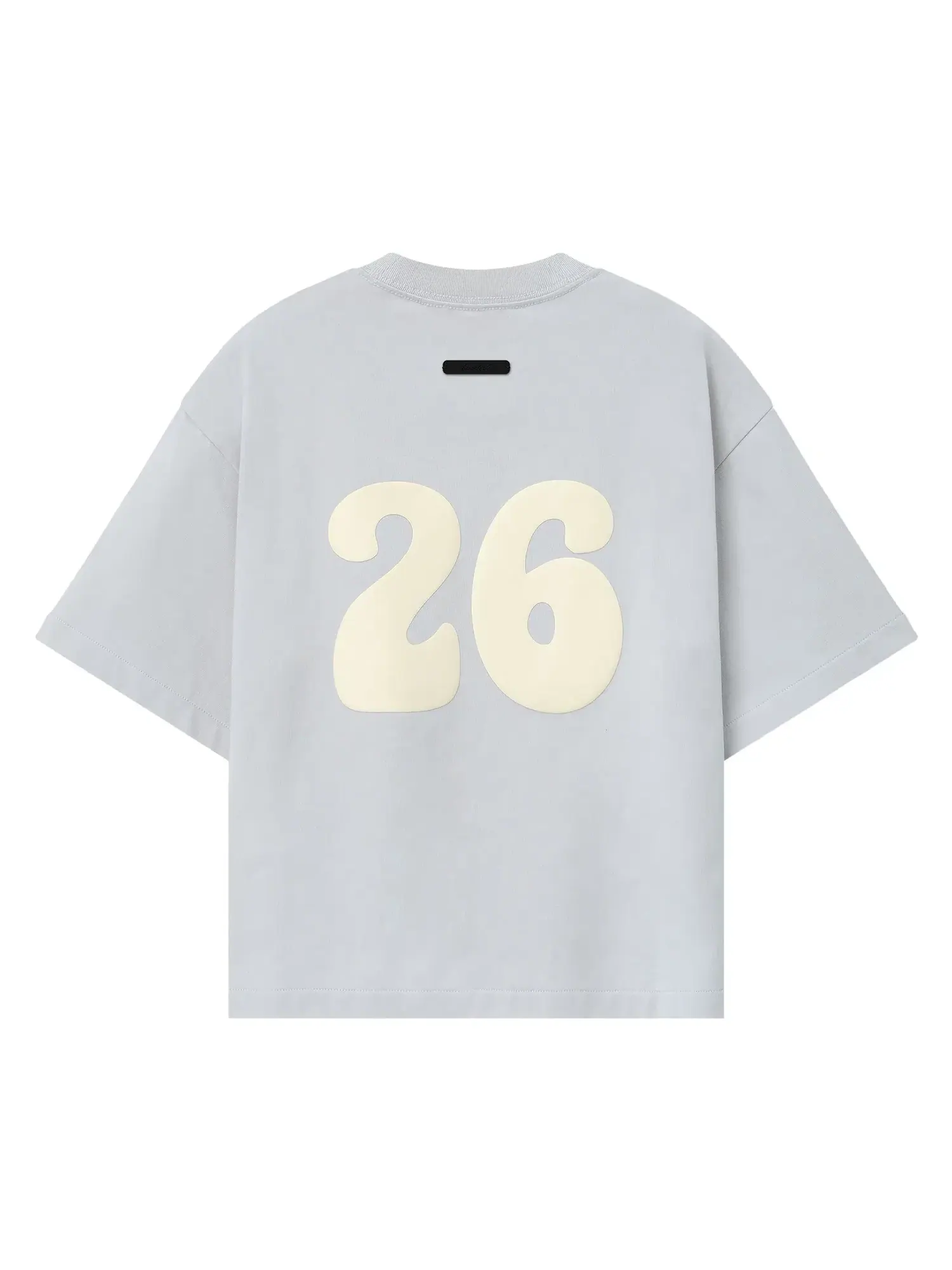 Футболка Fear of God Essentials Merch Tee свободного кроя — изображение 2 из 3, пасмурный