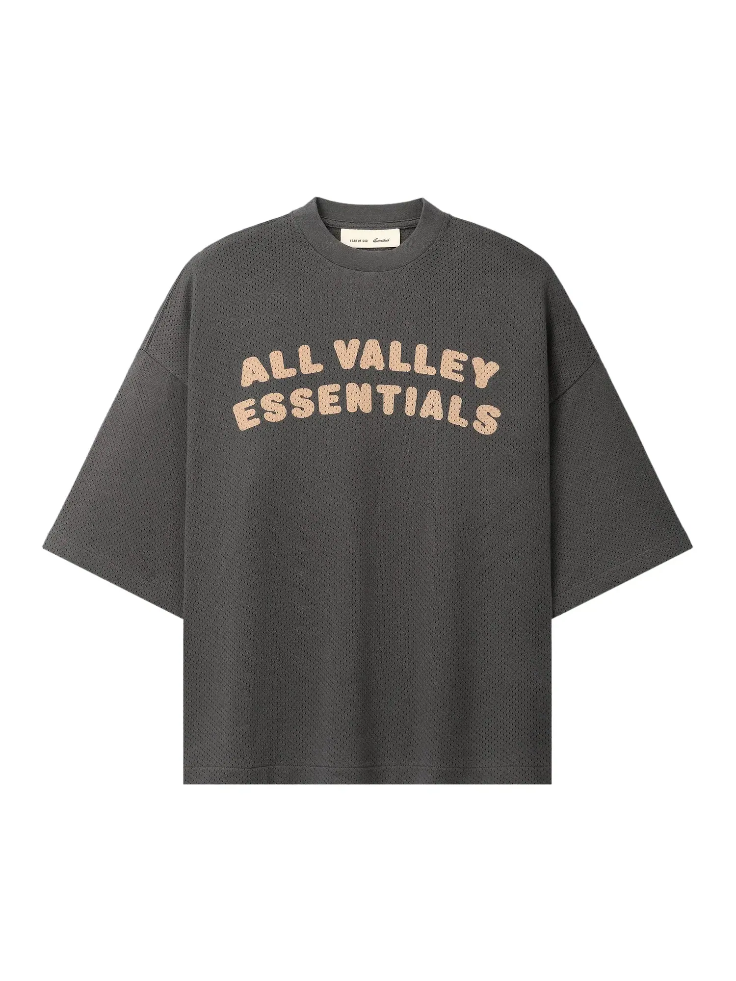 Футболка Fear of God Essentials Sport Mesh Merch Tee — изображение 1 из 2, серый