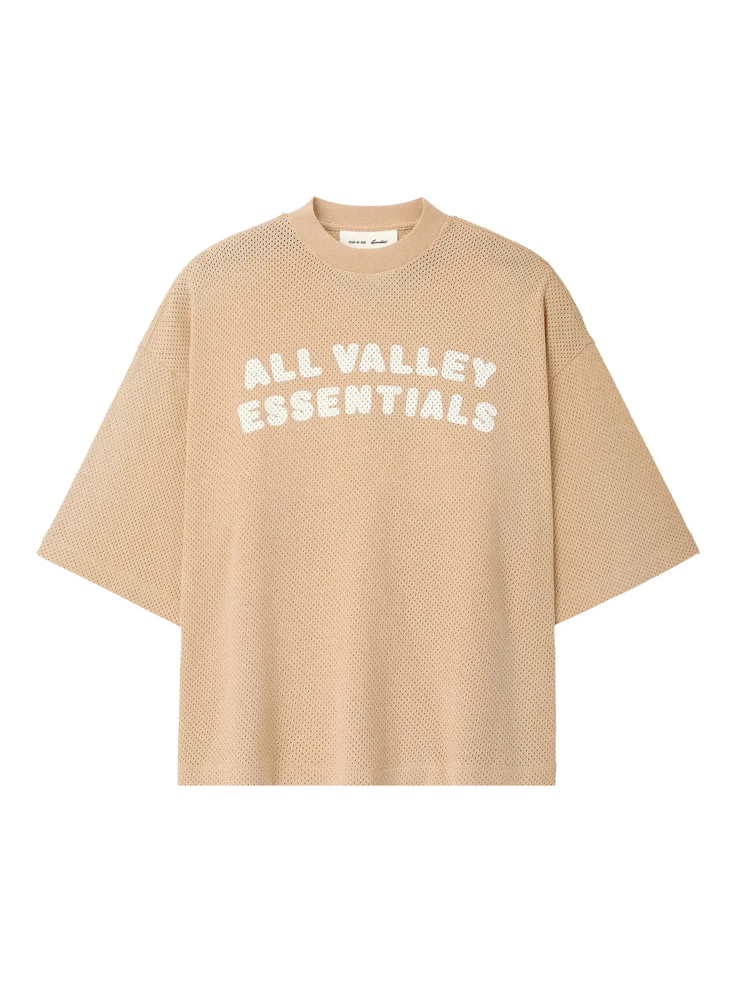 Футболка Fear of God Essentials Sport Mesh Merch Tee — изображение 1 из 2, оранжевый