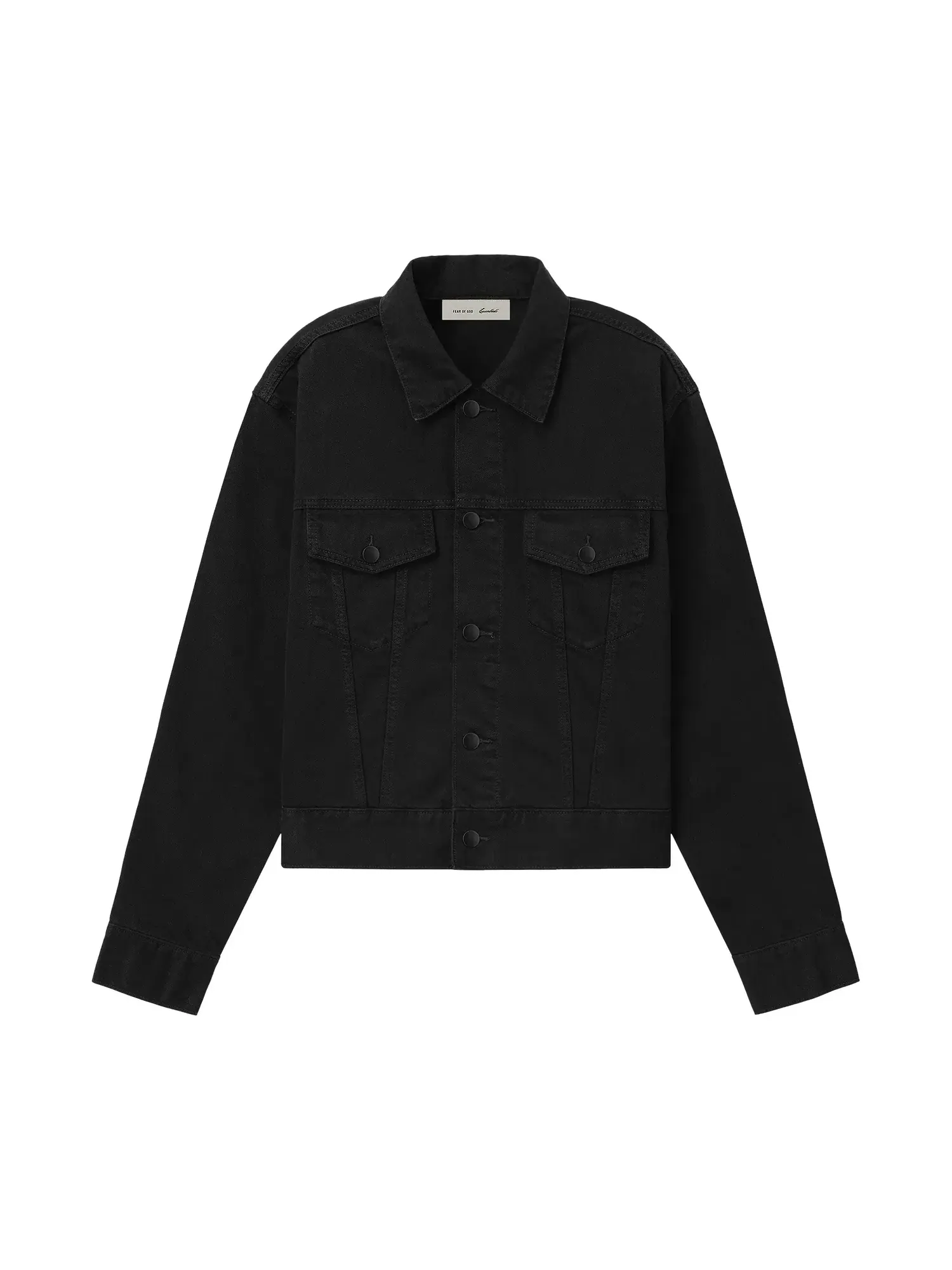 Классическая джинсовая куртка Fear of God Essentials — изображение 1 из 2, черный