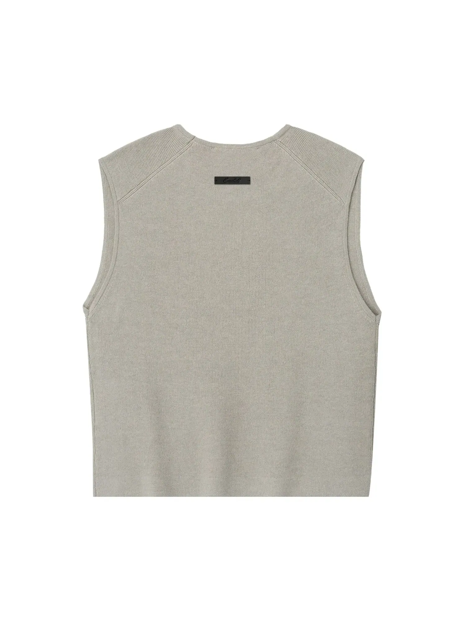 Топ Fear of God Essentials Rib Knit Crop — изображение 2 из 2, серый