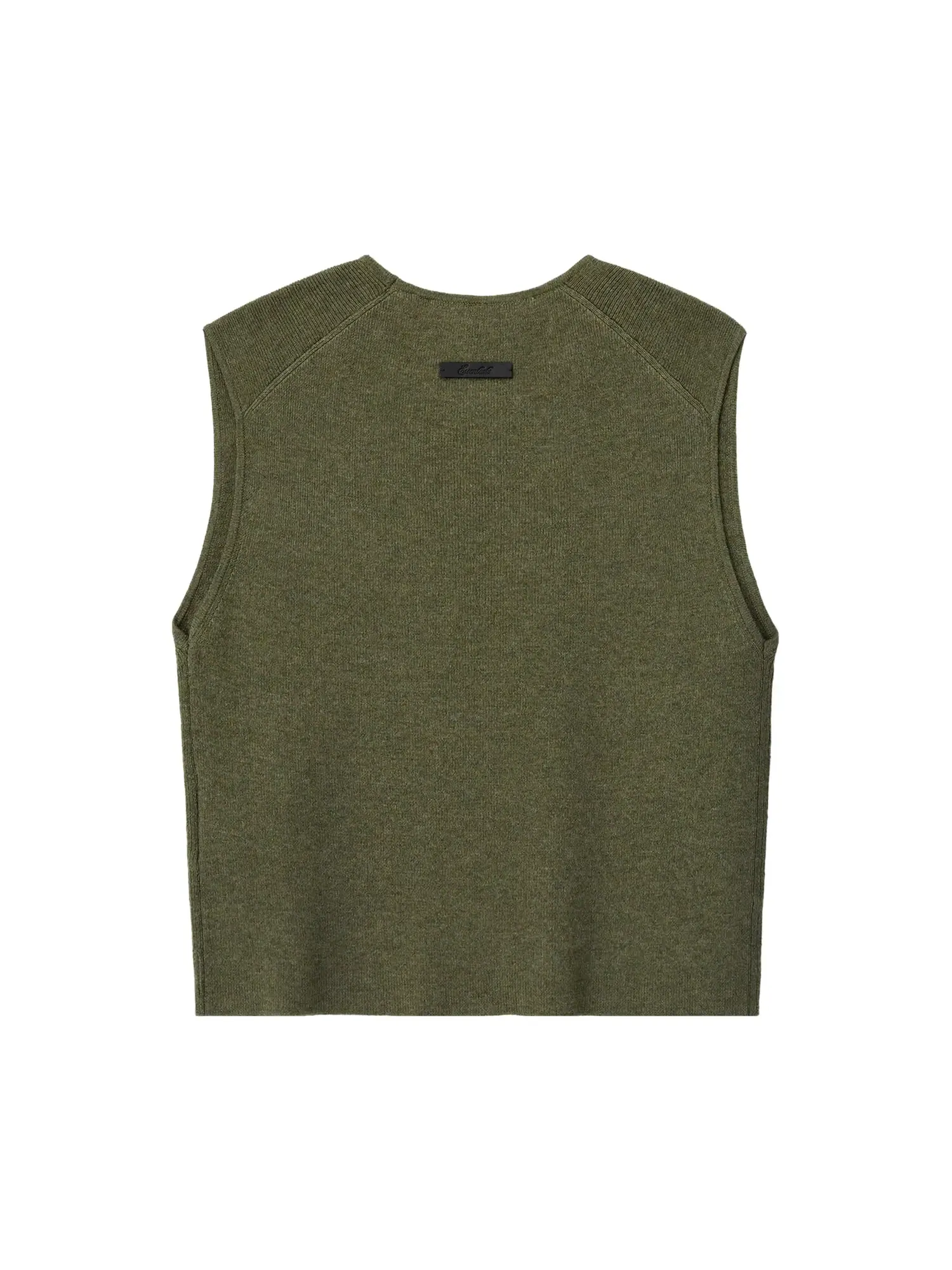 Топ Fear of God Essentials Rib Knit Crop — изображение 2 из 2, мох