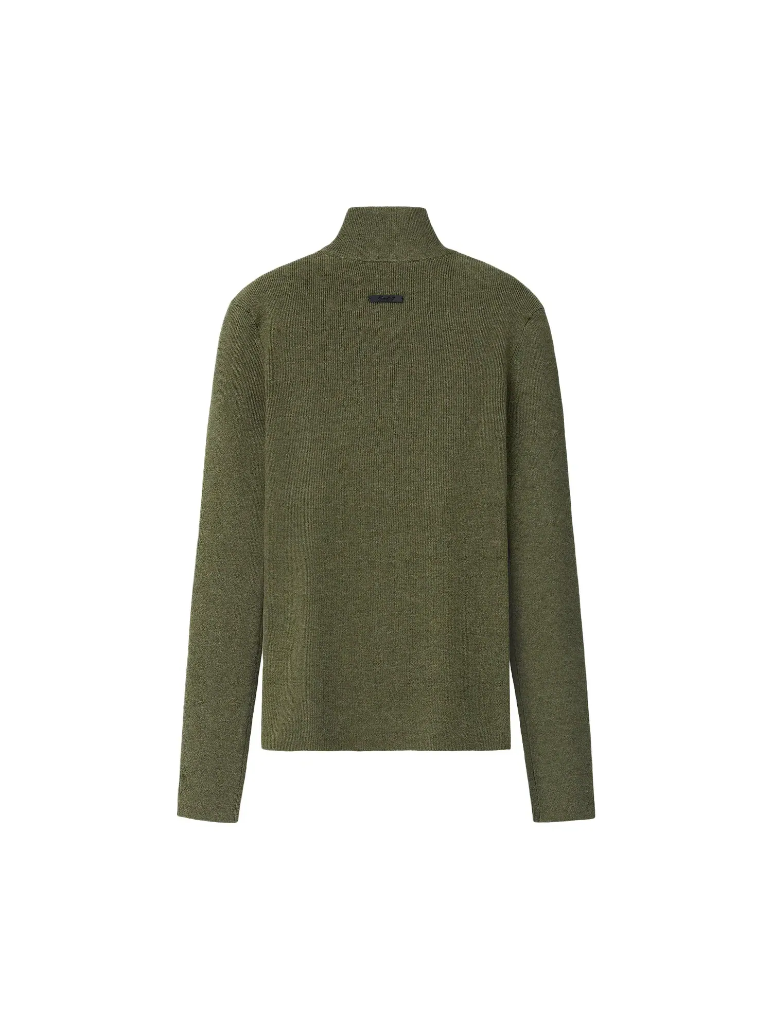 Куртка на молнии из ребристой вязки Fear of God Essentials — изображение 2 из 2, мох