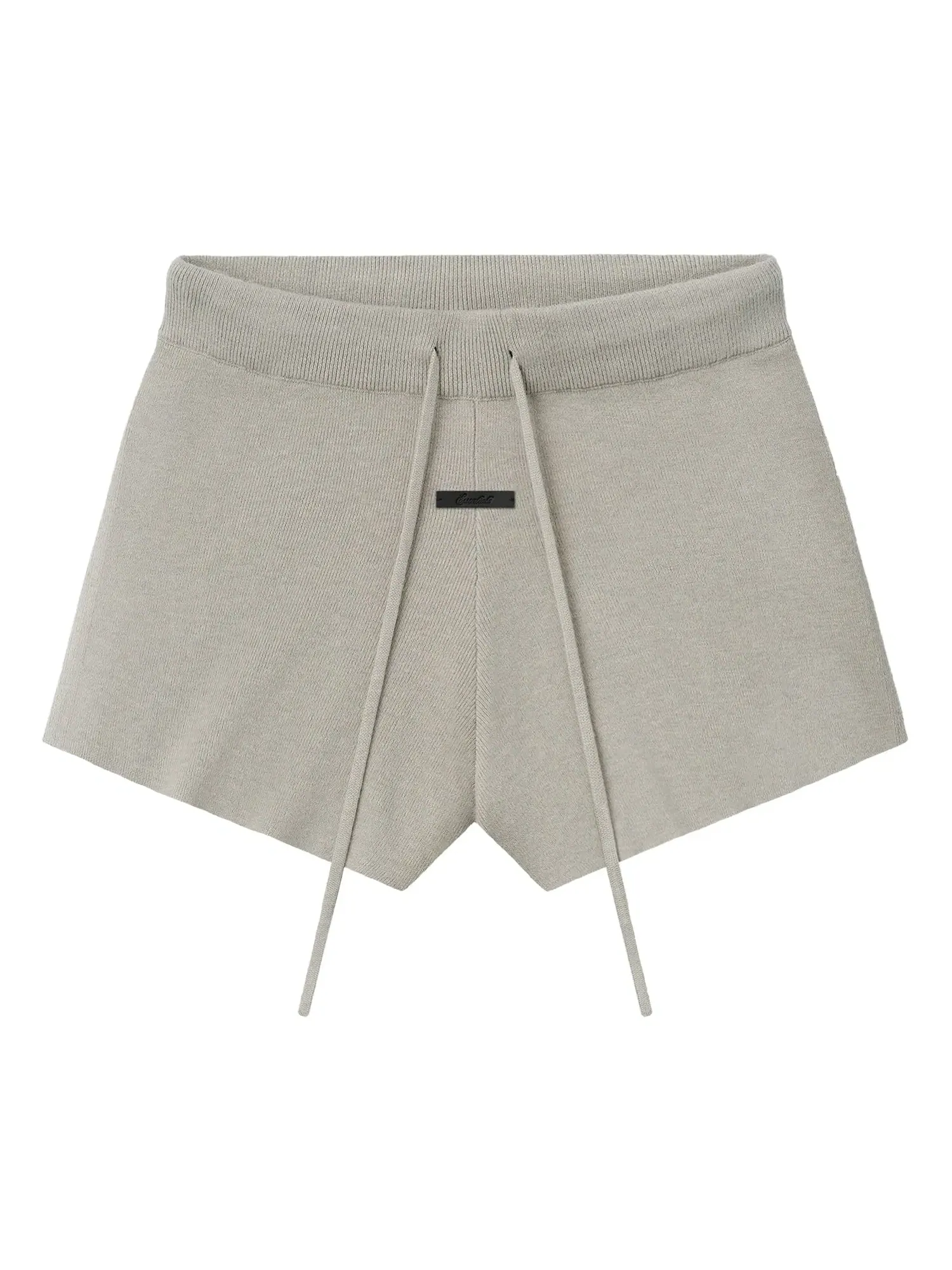 Мягкие вязаные шорты Fear of God Essentials — изображение 1 из 2, серый