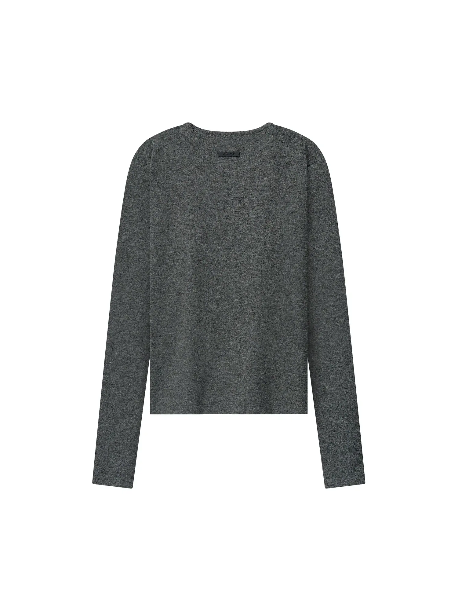 Лонгслив Fear of God Essentials Soft Knit Slim — изображение 2 из 2, серый