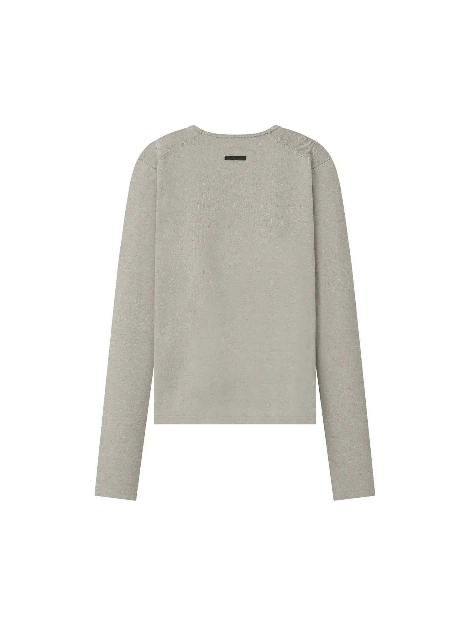 Лонгслив Fear of God Essentials Soft Knit Slim — изображение 2 из 2, серый