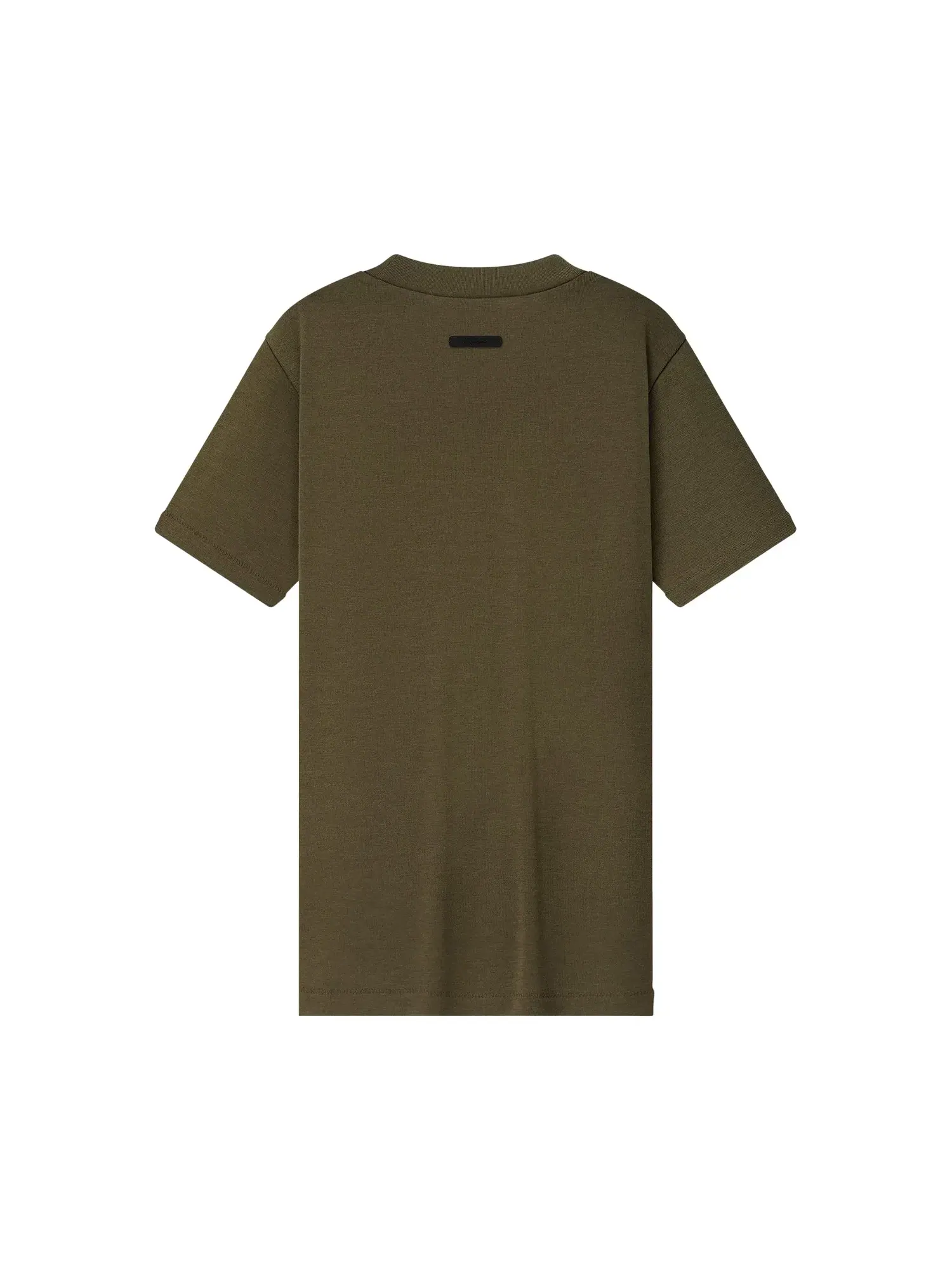 Футболка Fear of God Essentials Soft Rib Fitted T-Shirt — изображение 2 из 2, мох