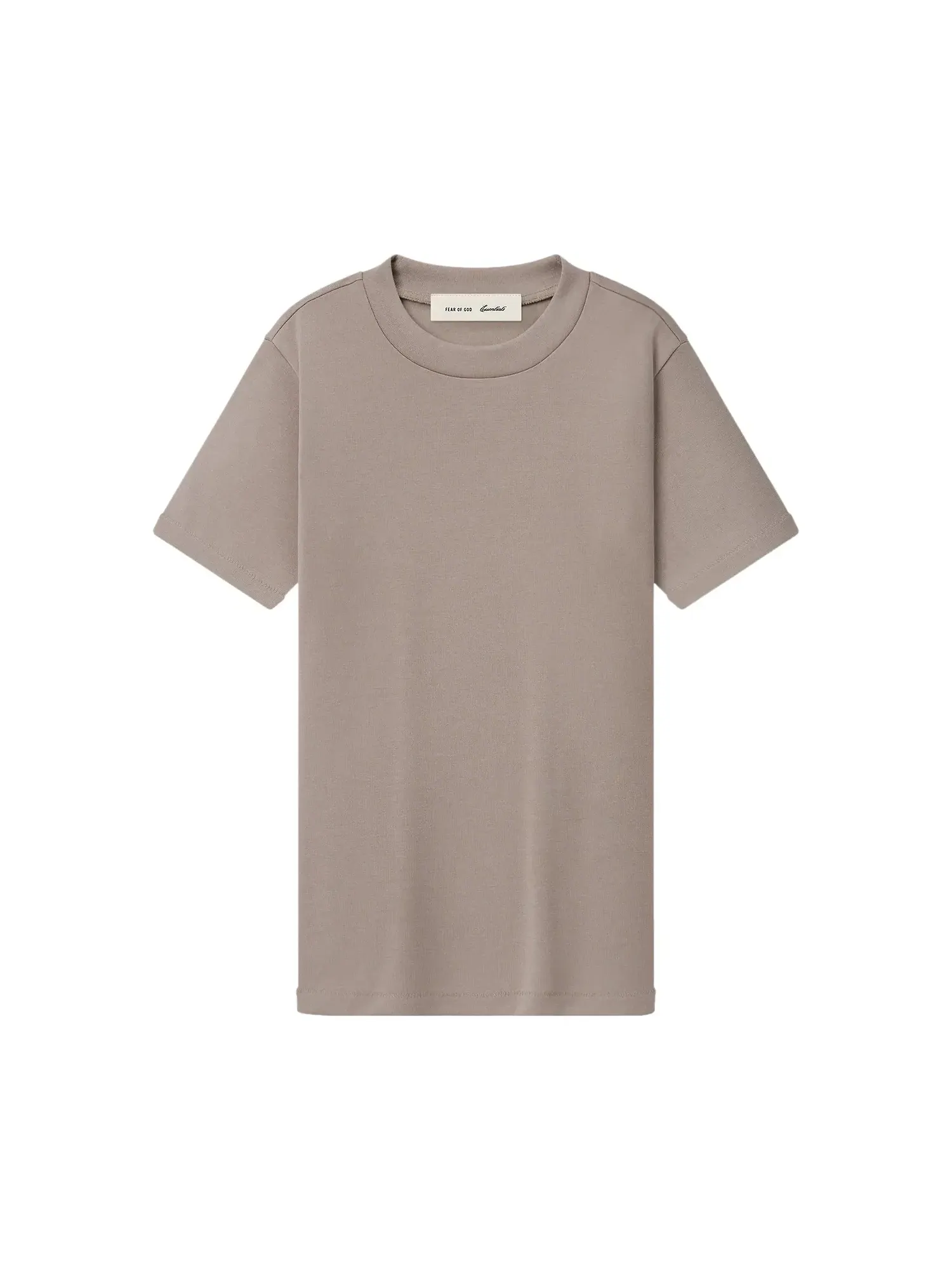 Футболка Fear of God Essentials Soft Rib Fitted T-Shirt — изображение 1 из 2, серый