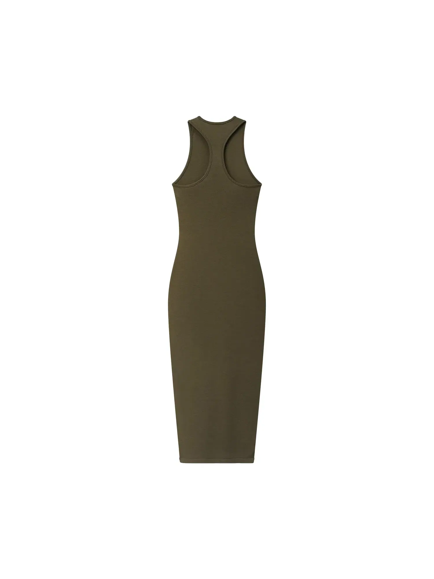 Платье-борцовка Fear of God Essentials Soft Rib Racerback Dress — изображение 2 из 2, мох