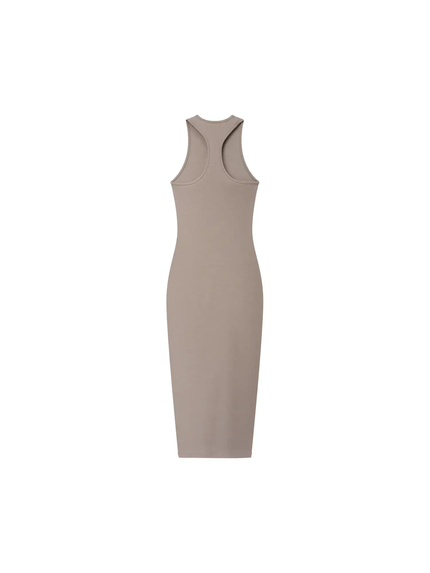 Платье-борцовка Fear of God Essentials Soft Rib Racerback Dress — изображение 2 из 2, серый