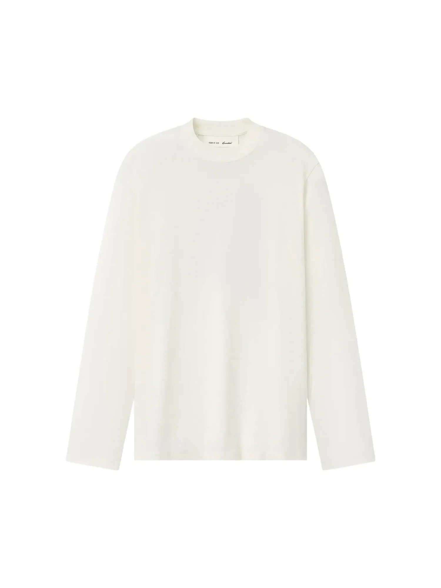 Лонгслив Fear of God Essentials Tri-Blend Classic Fit — изображение 1 из 2, белый