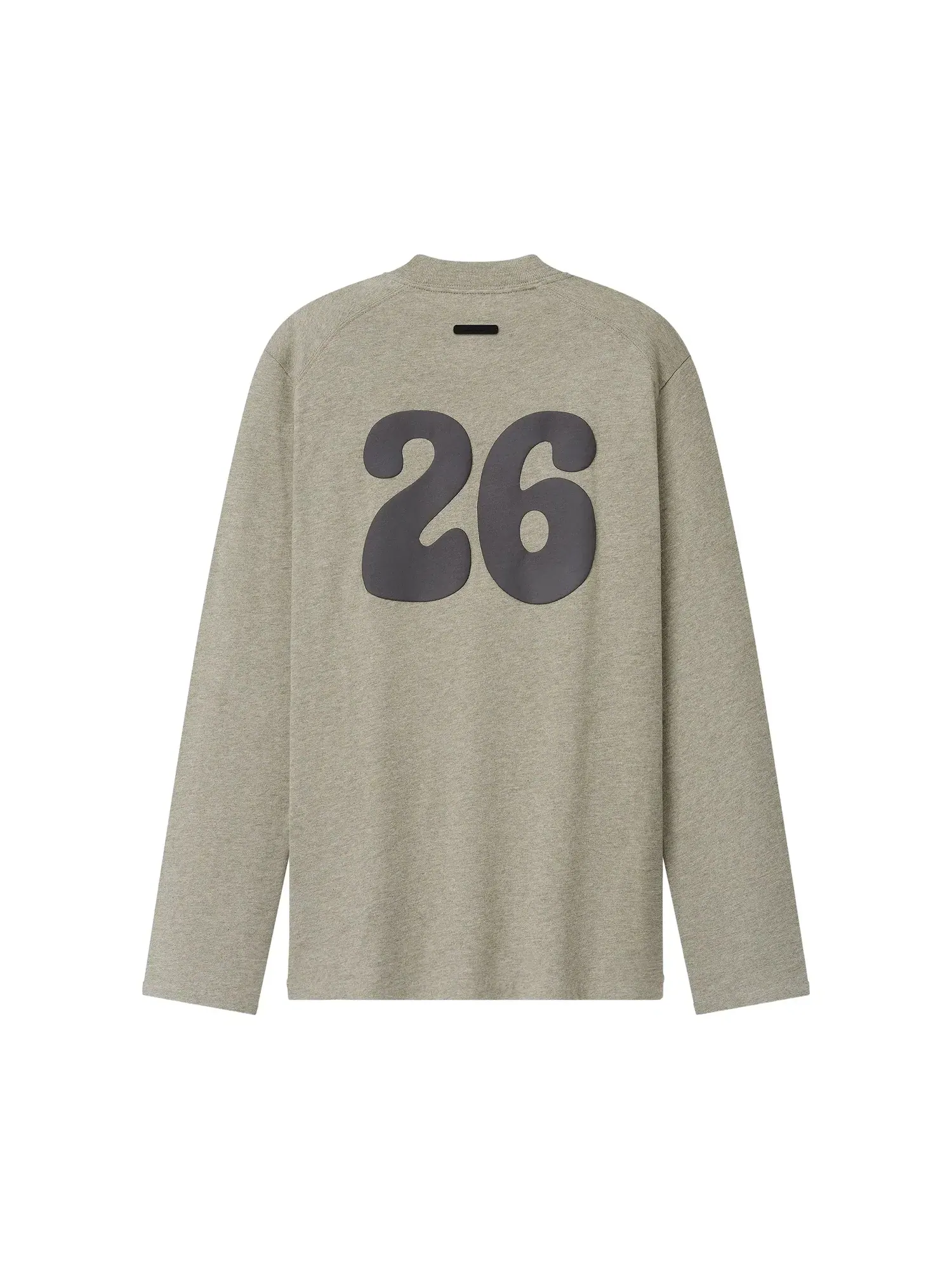 Лонгслив Fear of God Essentials Tri-Blend Classic Fit — изображение 2 из 2, серый