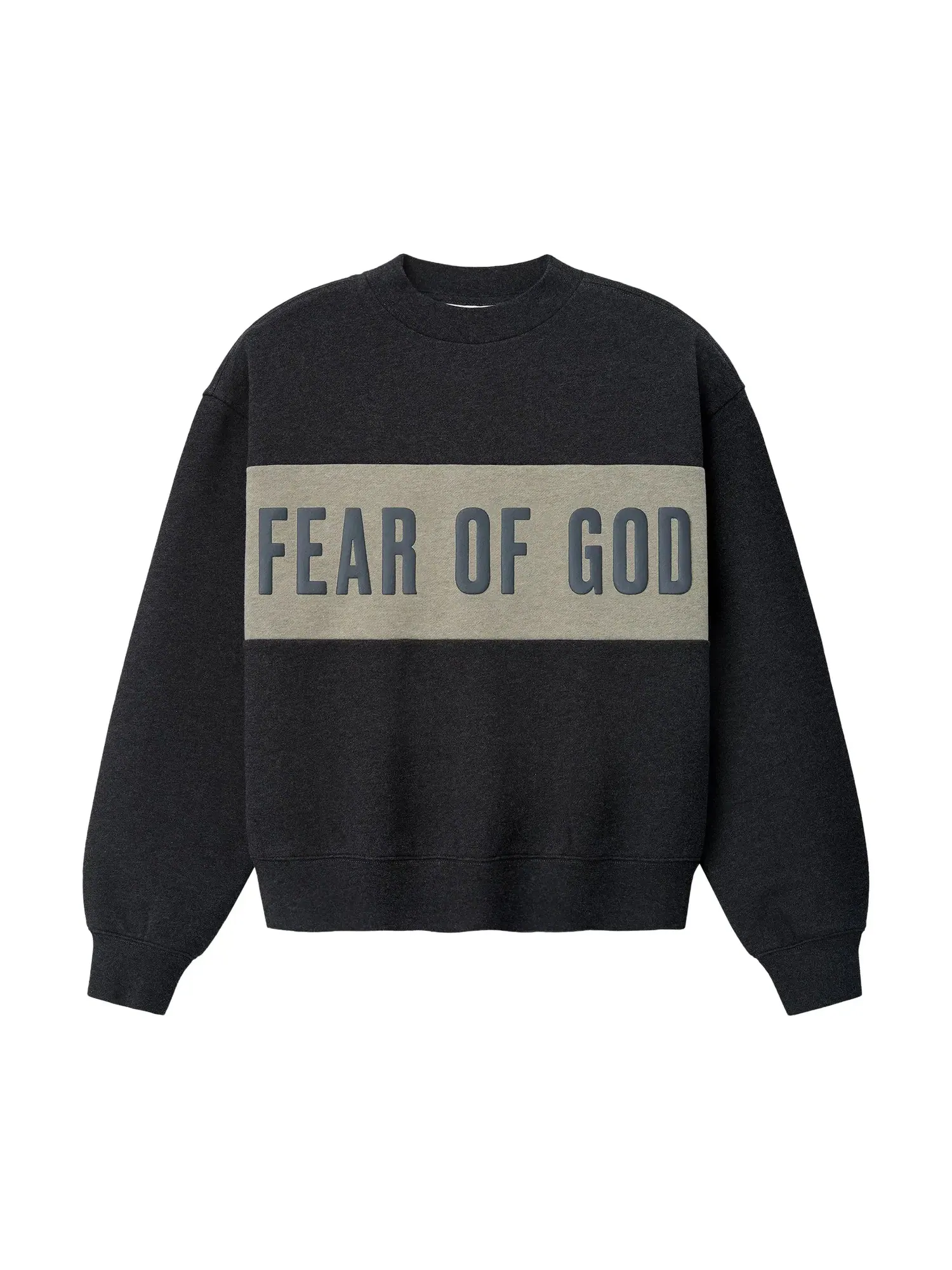 Классическая толстовка Fear of God Essentials с панелями — изображение 1 из 2, серый