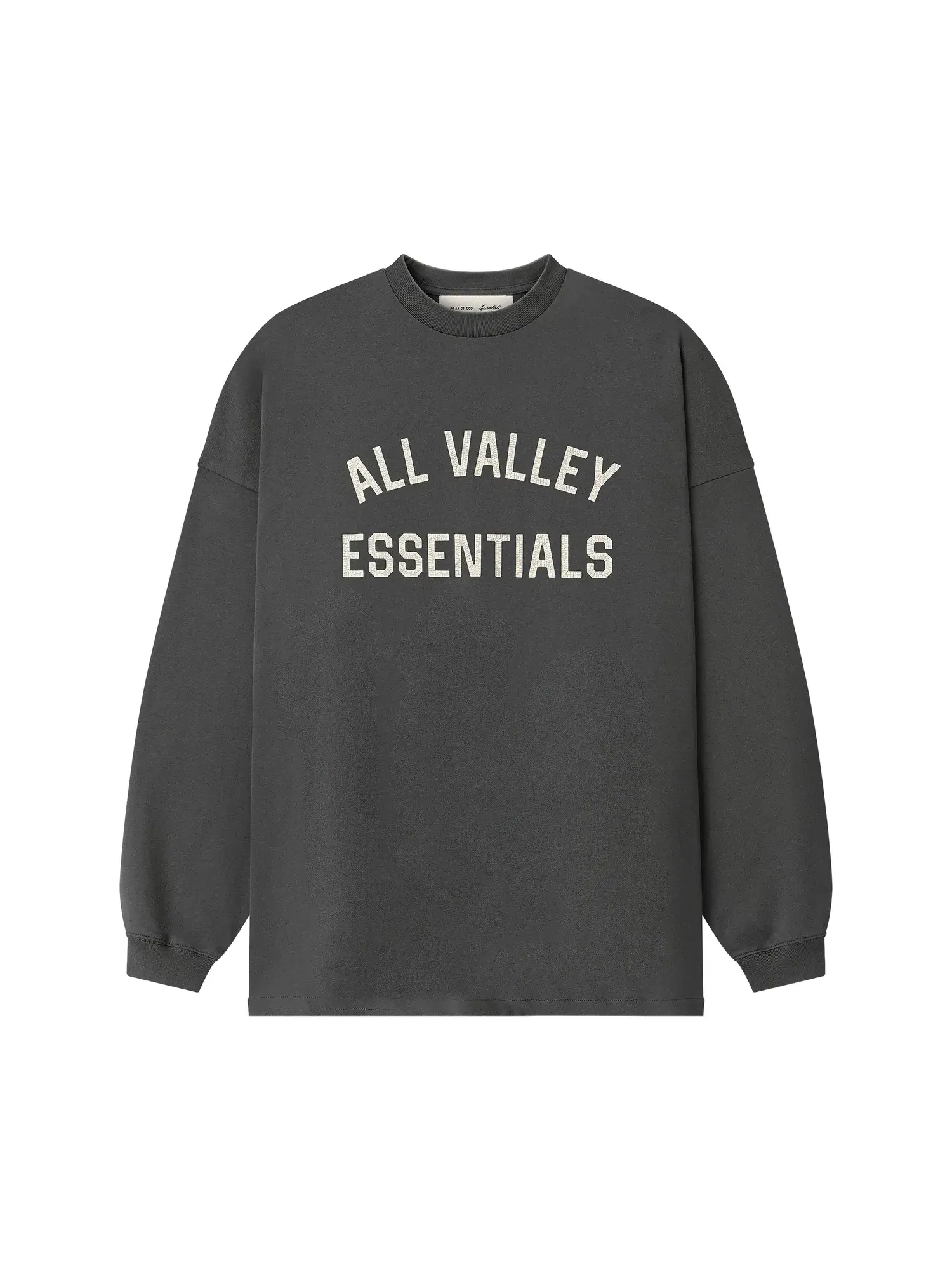 Футболка с длинным рукавом Fear of God Essentials Merch — изображение 1 из 2, серый
