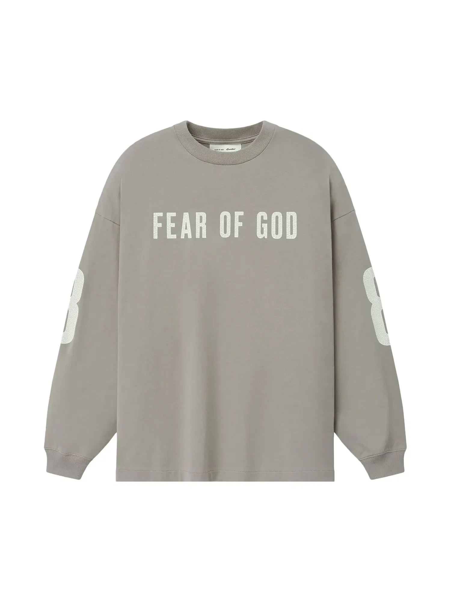 Футболка с длинным рукавом от Fear of God Essentials Merch — изображение 1 из 2, серый